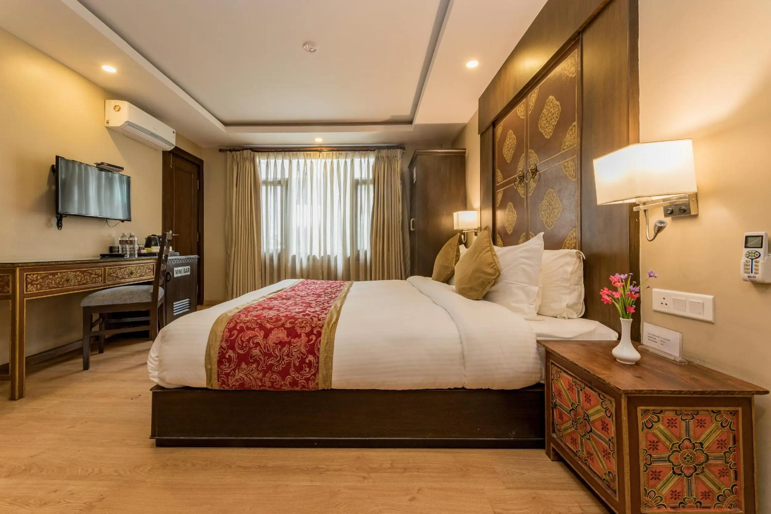 Bed in Himalayan Ghar