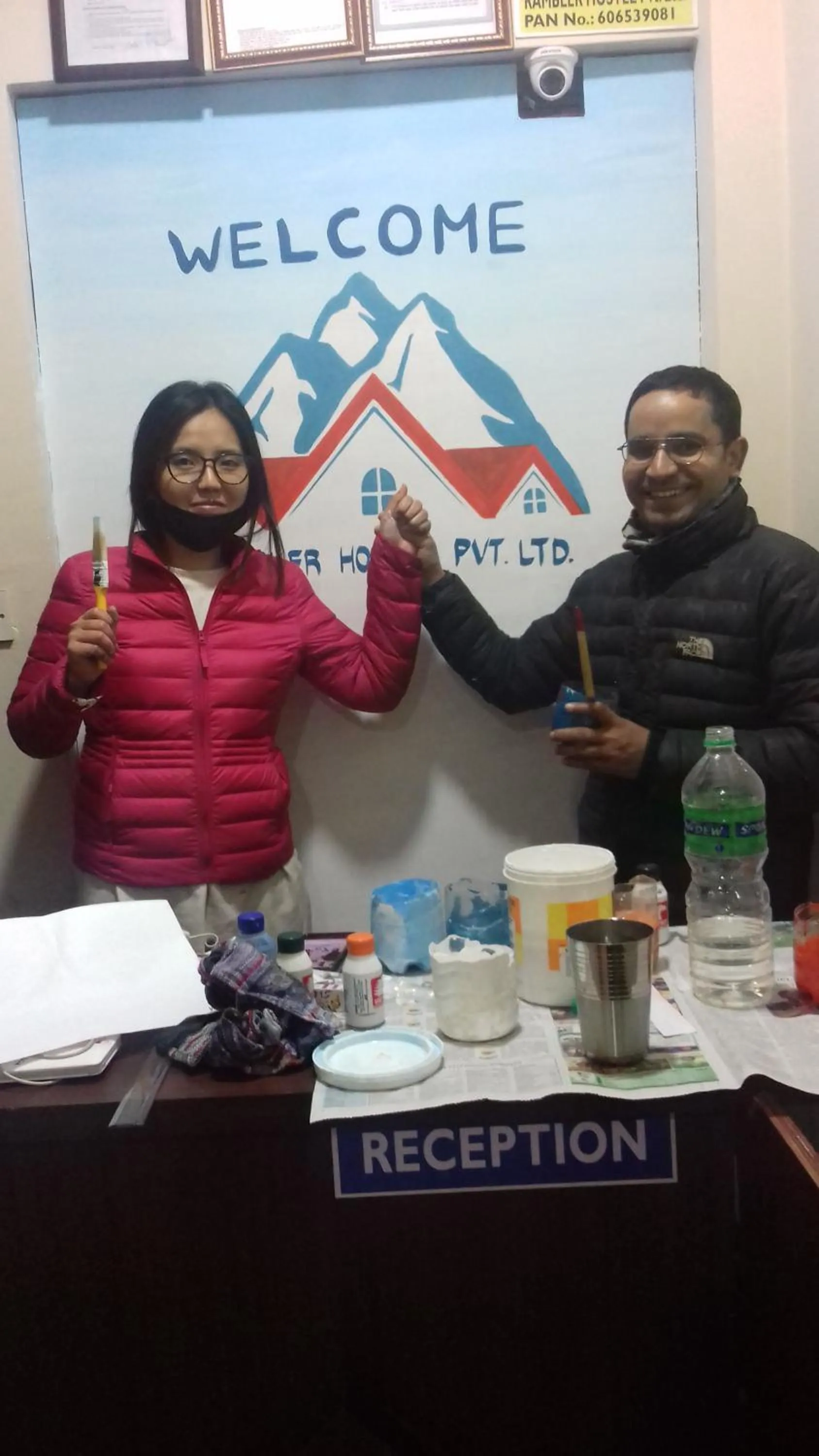 Lobby or reception in Rambler Hostel Pvt Ltd