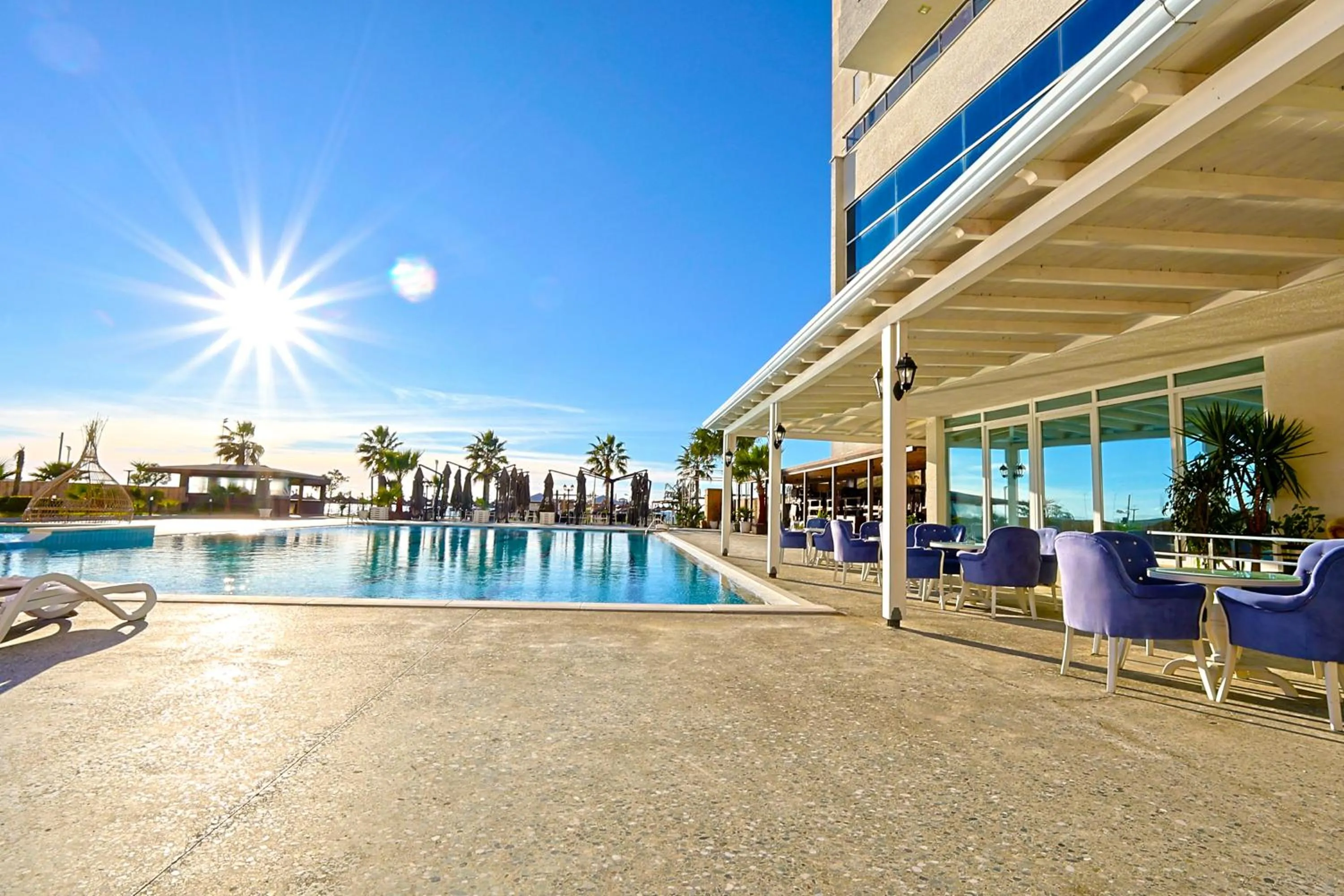 Pool view in Hotel Bleart