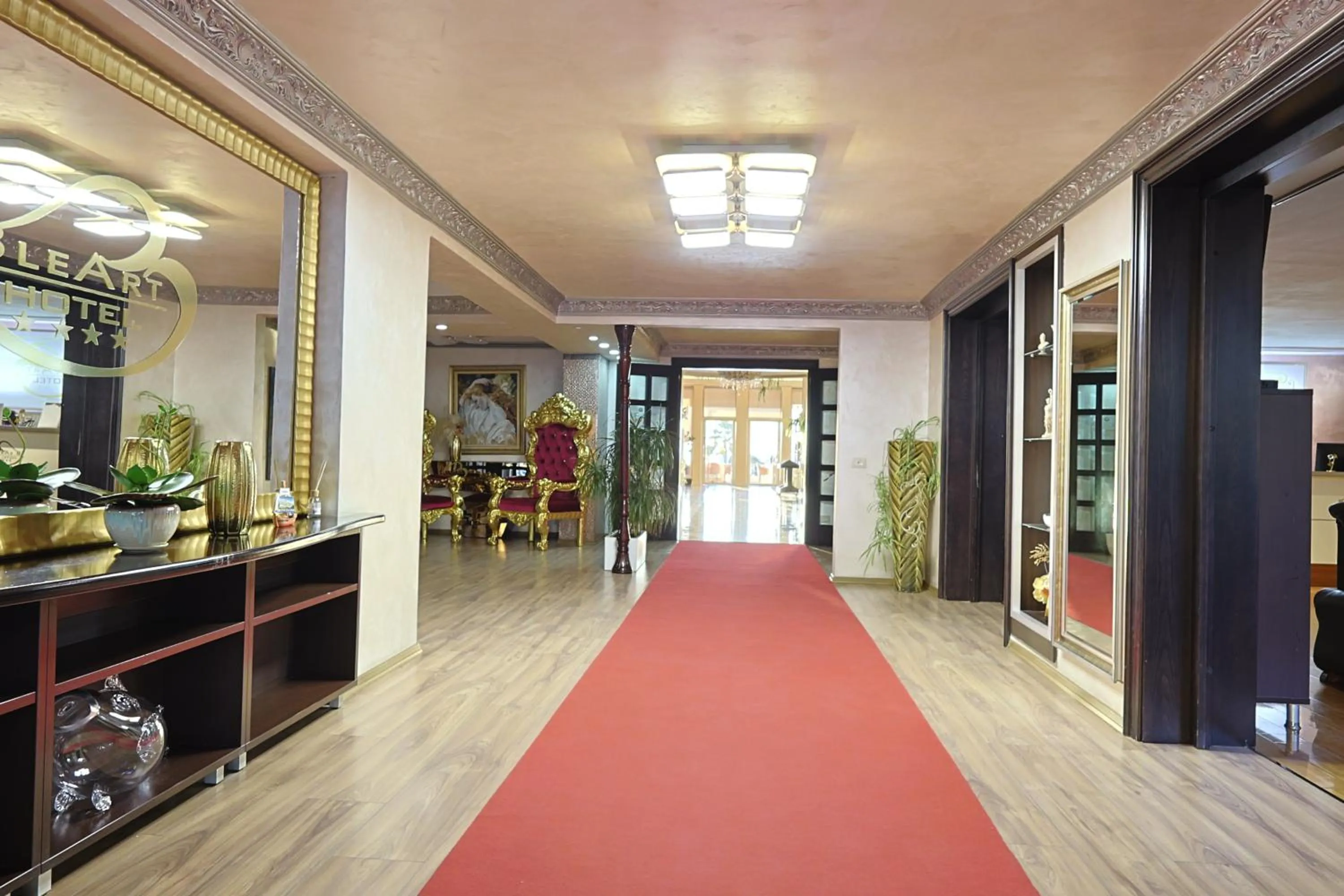 Lobby or reception in Hotel Bleart