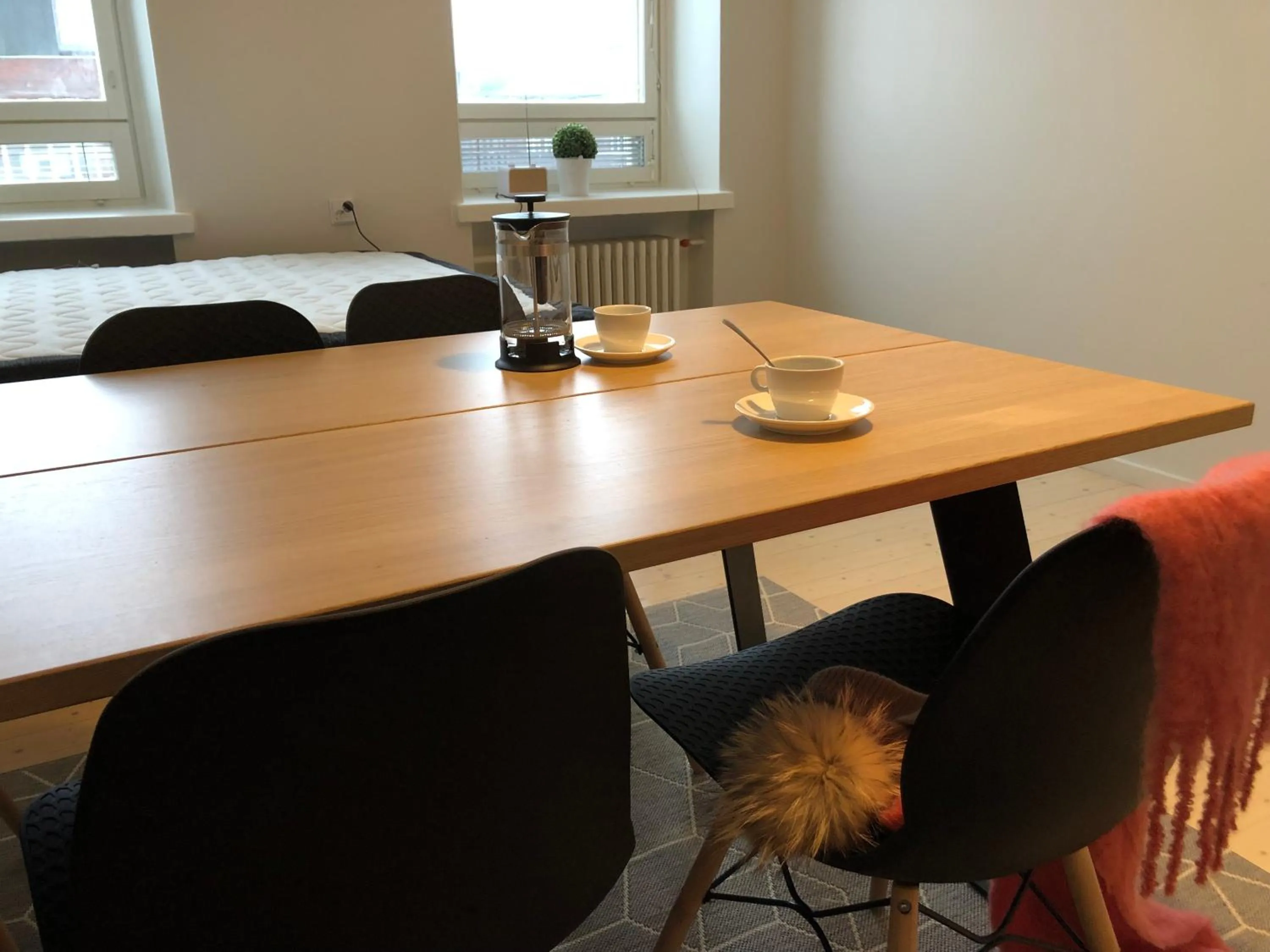 Dining area in Scandinavian Sweet home 1BR Heart of City 18