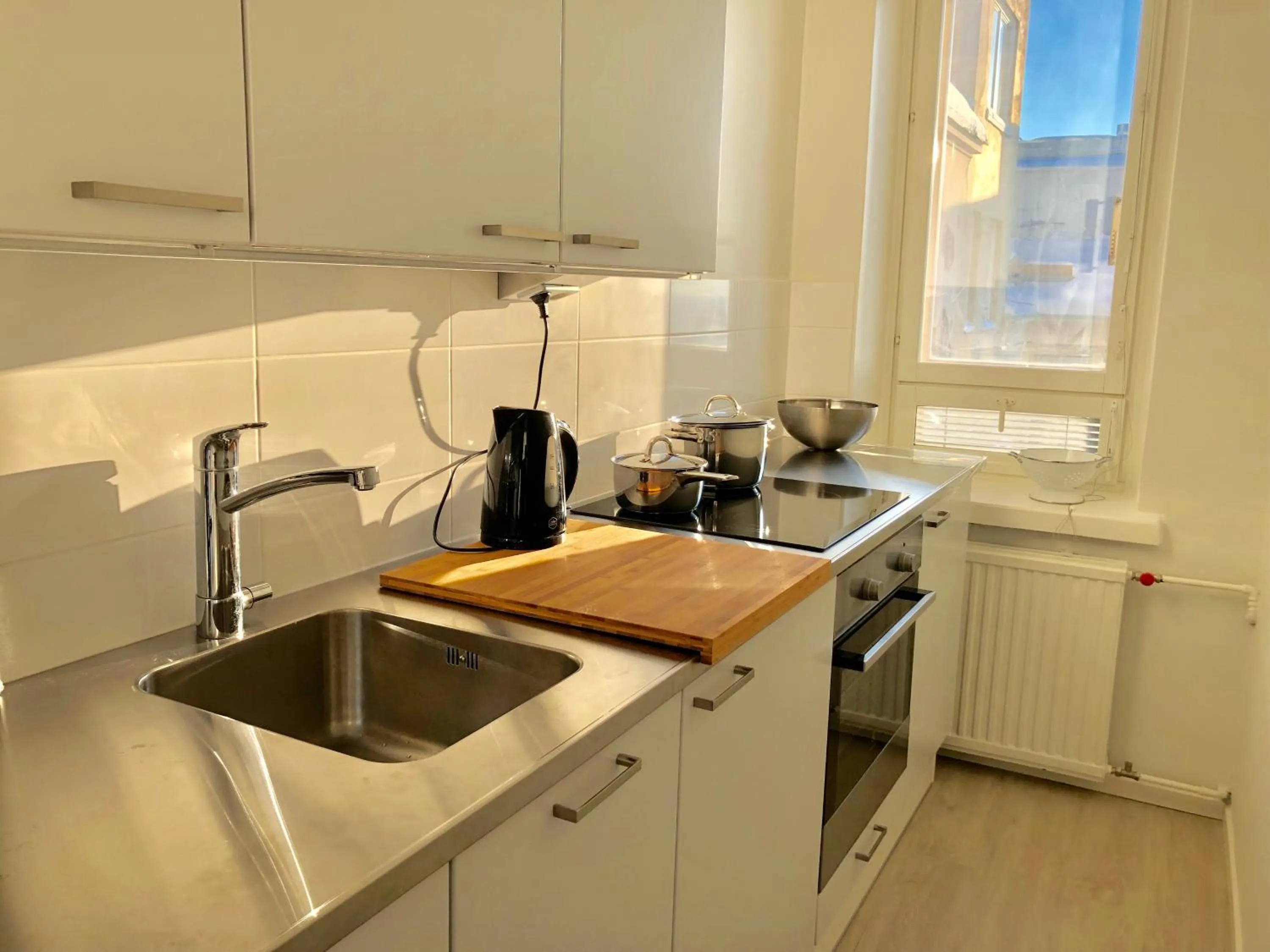 Kitchen or kitchenette in Scandinavian Sweet home 1BR Heart of City 18