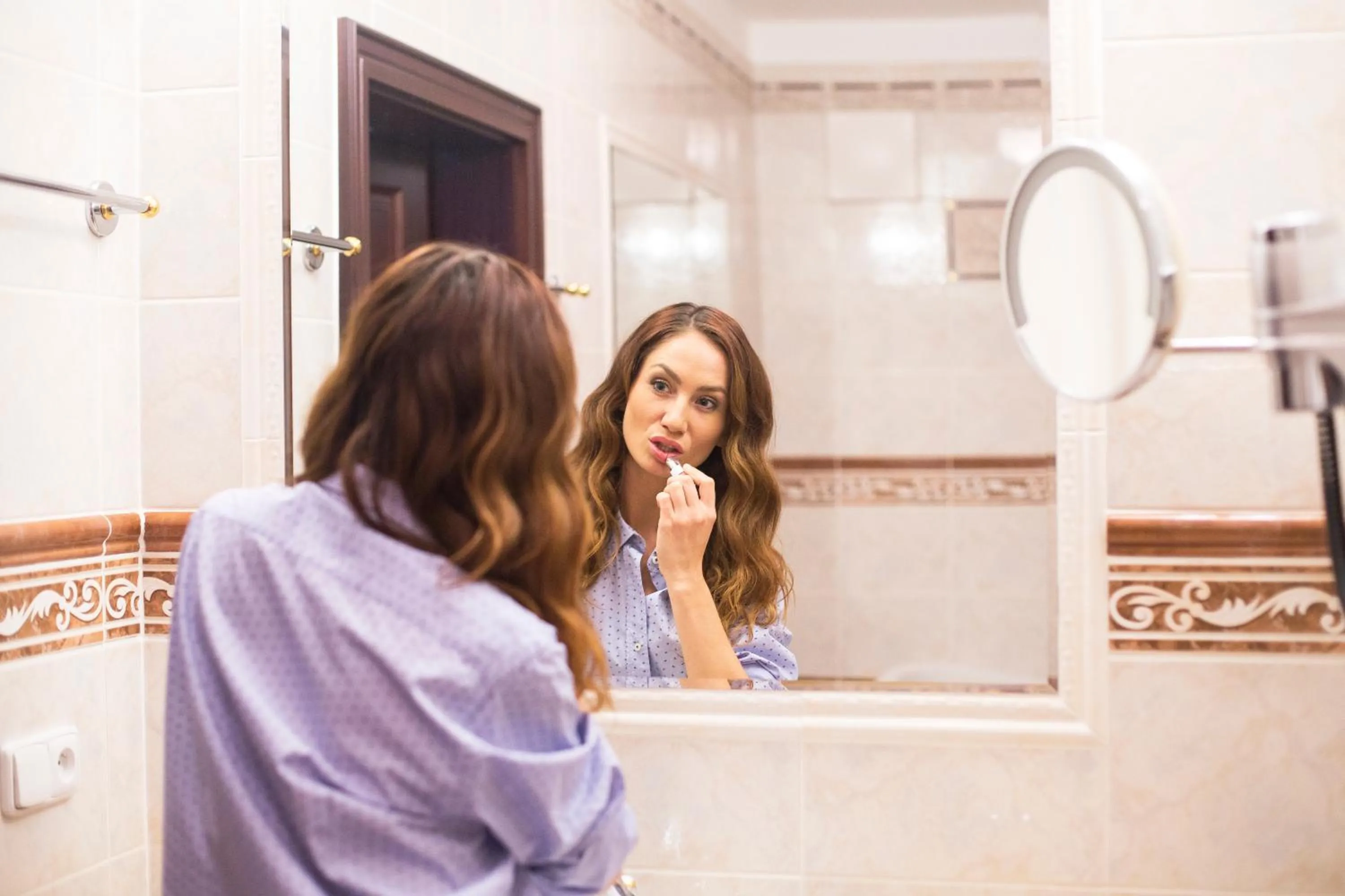 Bathroom in Hotel Vila Livia