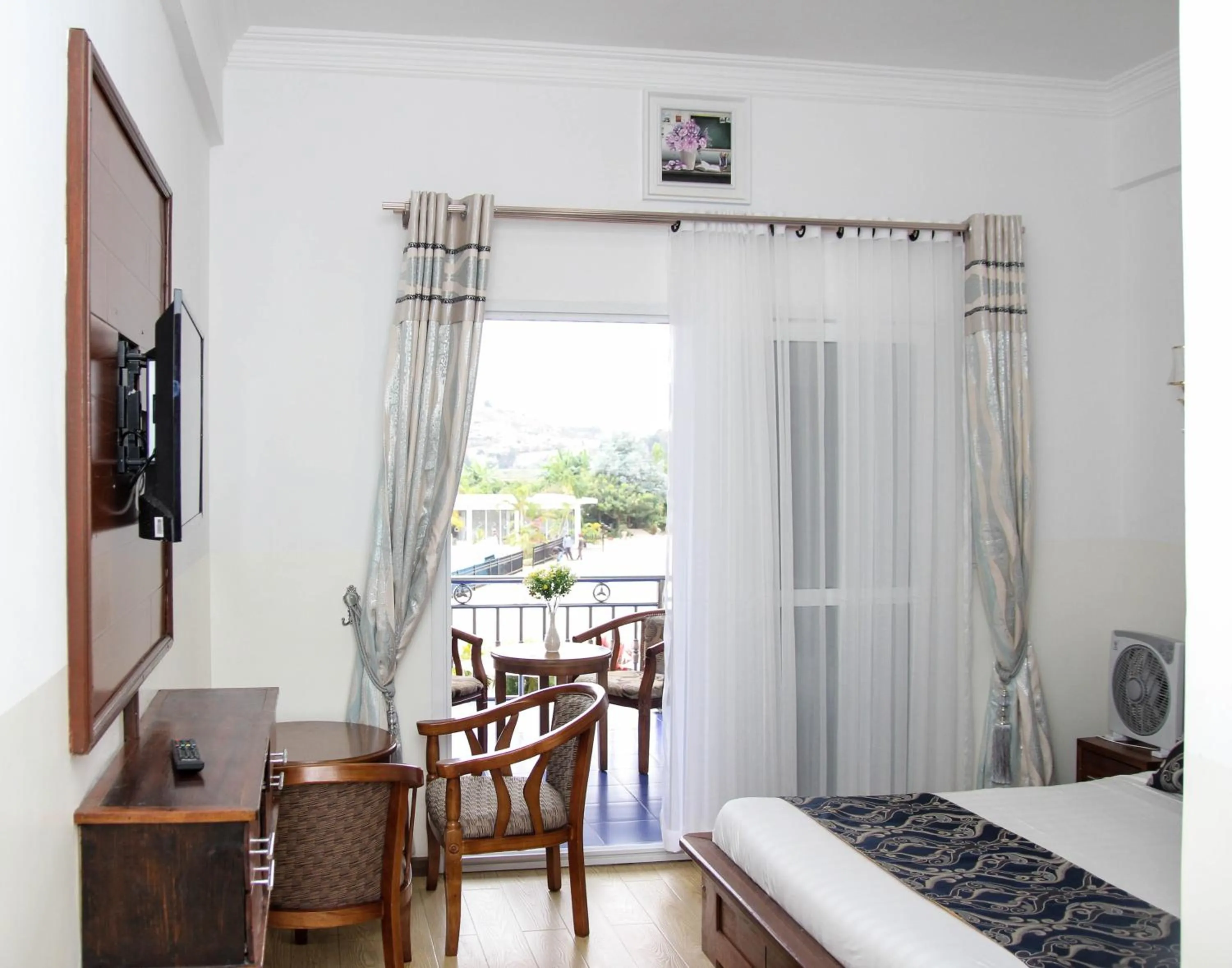 Bed in Hôtel Sky blue Mada