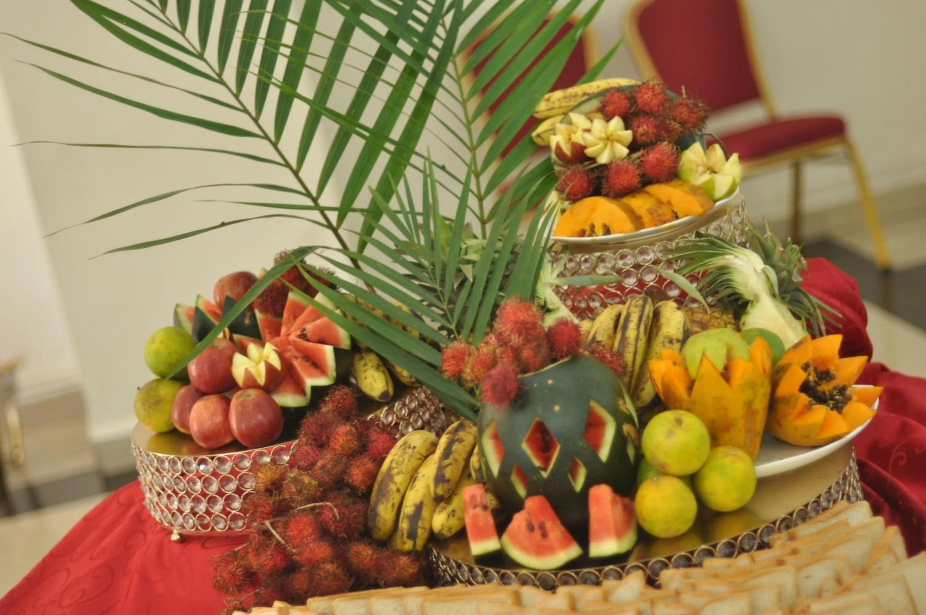 Breakfast in Hôtel Sky blue Mada