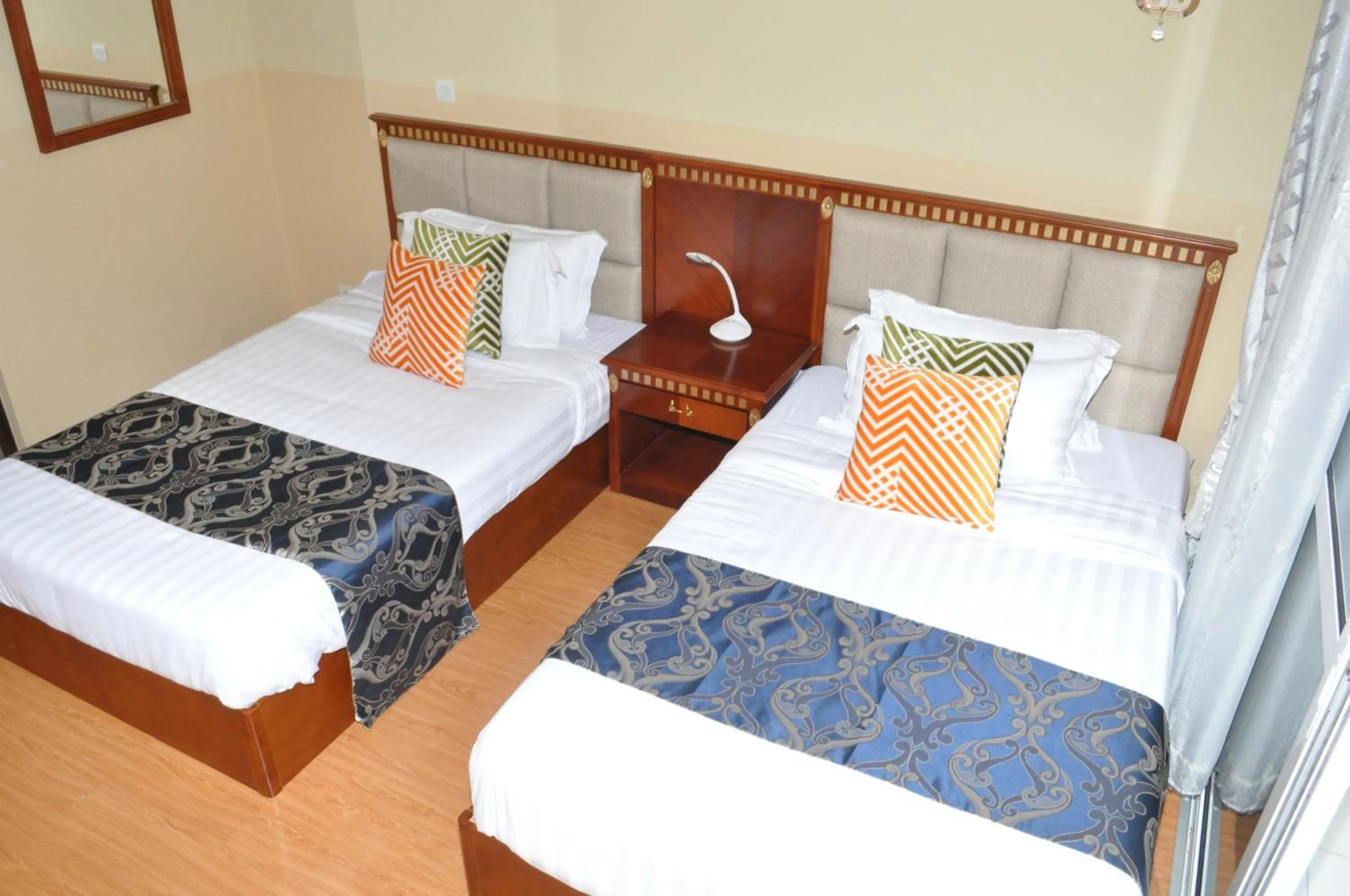 Bed in Hôtel Sky blue Mada