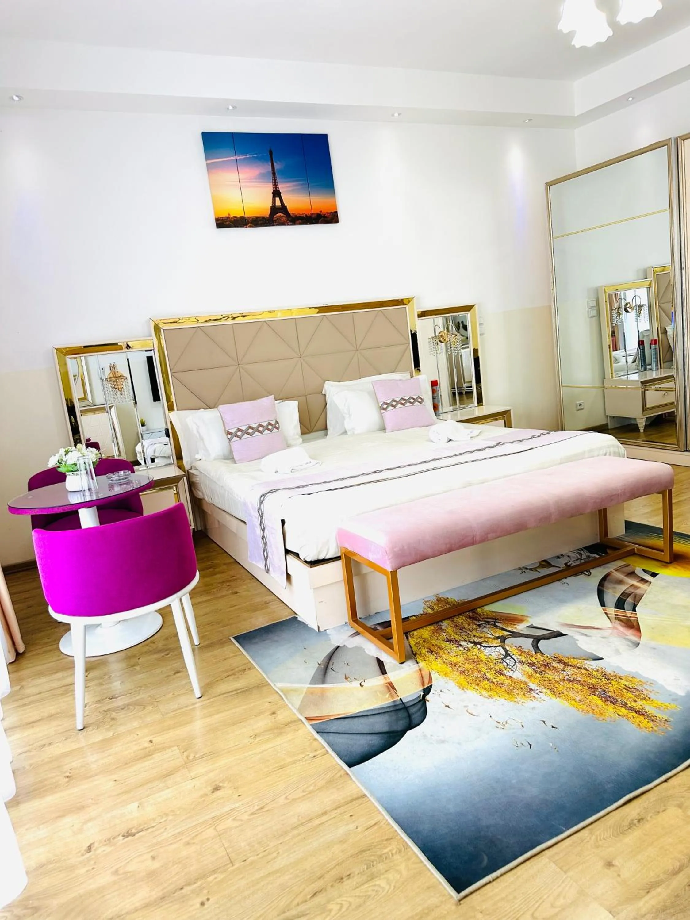 Bed in Hôtel Sky blue Mada