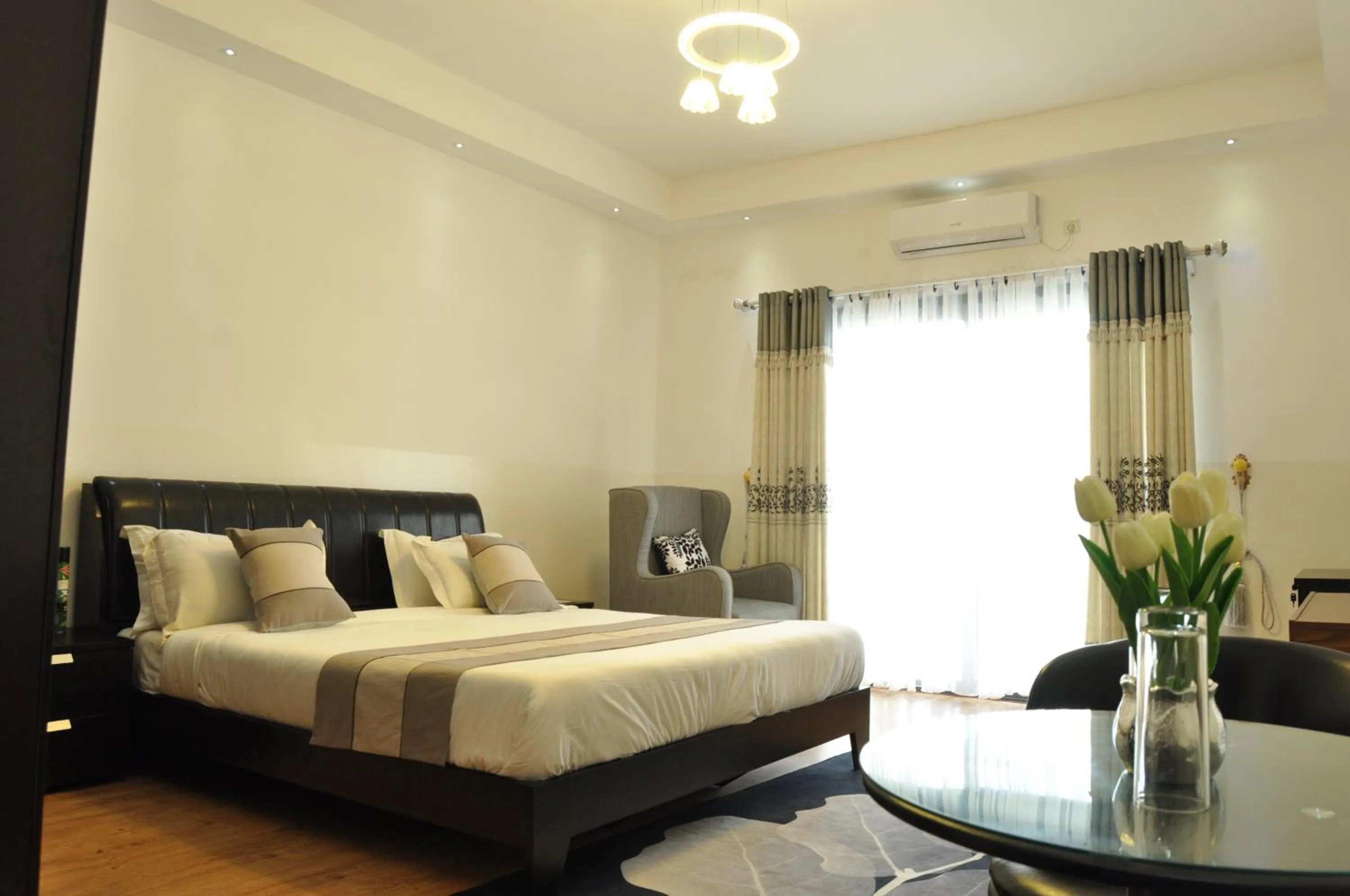 Bed in Hôtel Sky blue Mada