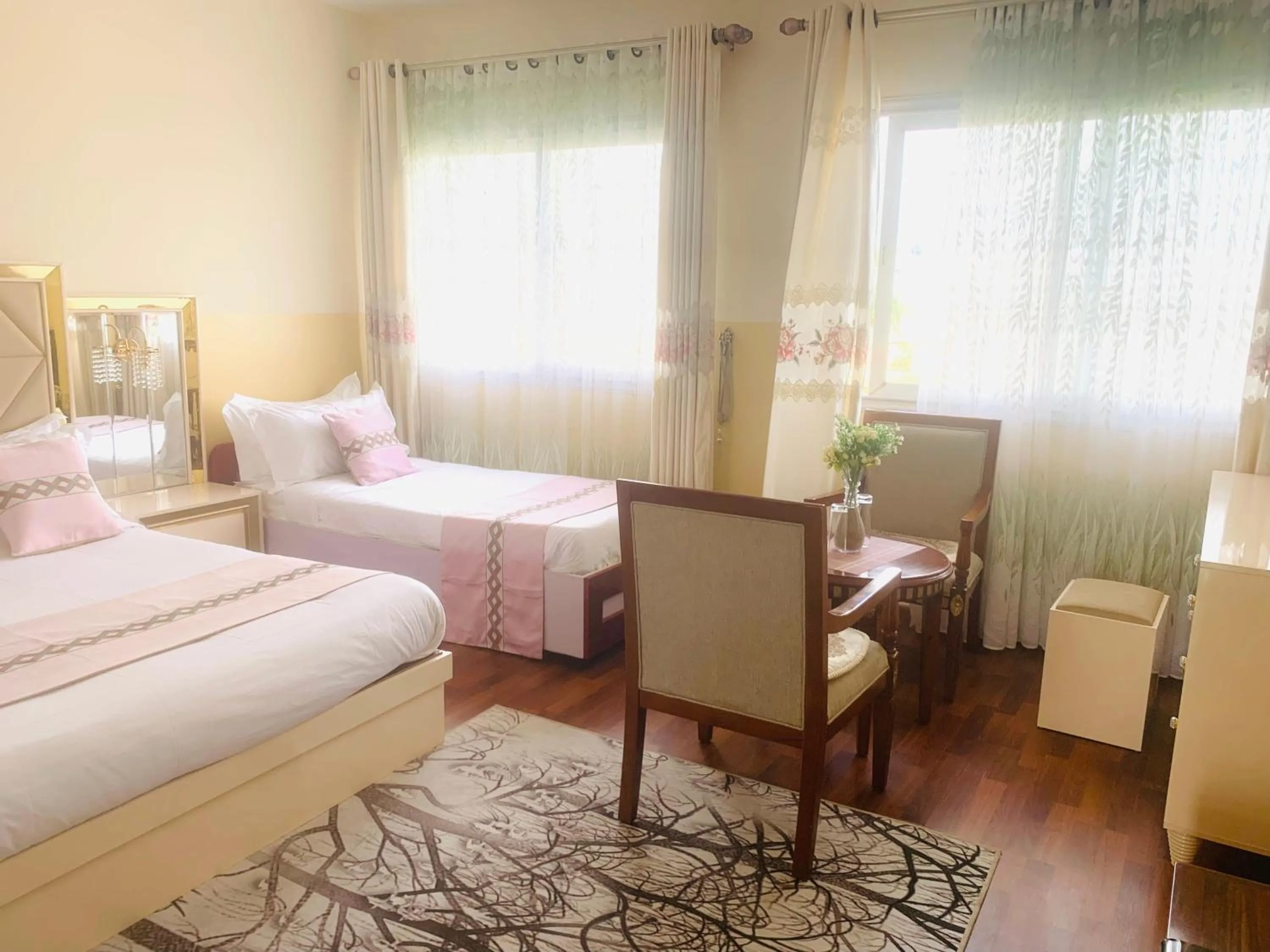 Bed in Hôtel Sky blue Mada