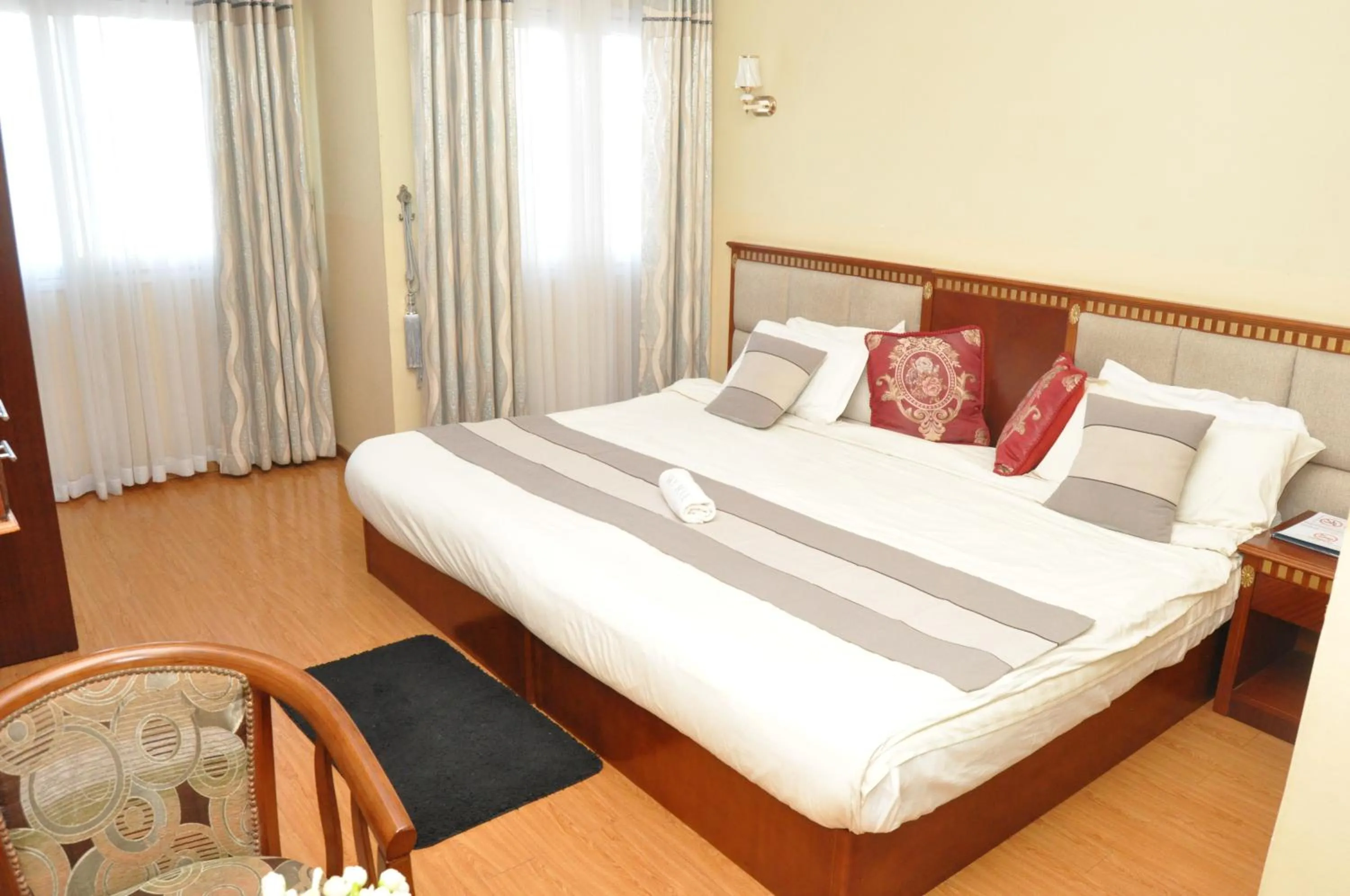 Bed in Hôtel Sky blue Mada