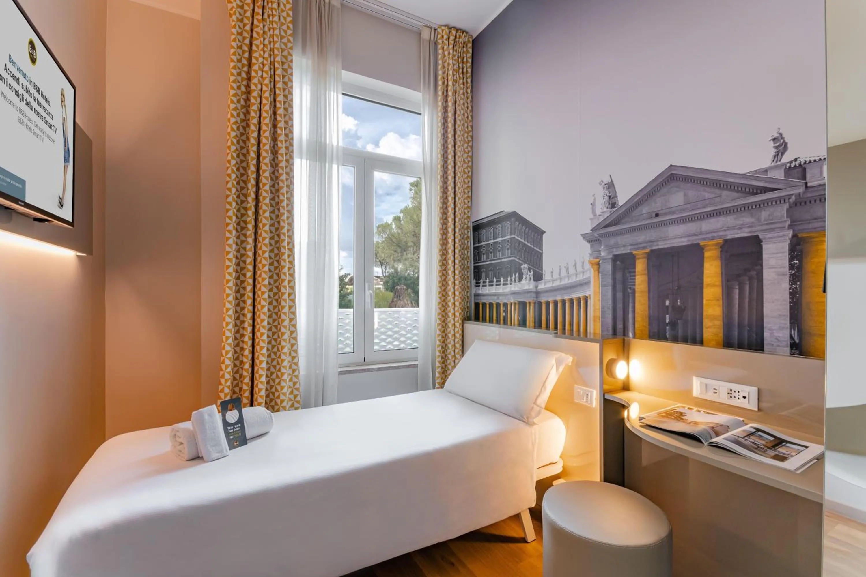 Photo of the whole room in B&B Hotel Roma Pietralata Tiburtina