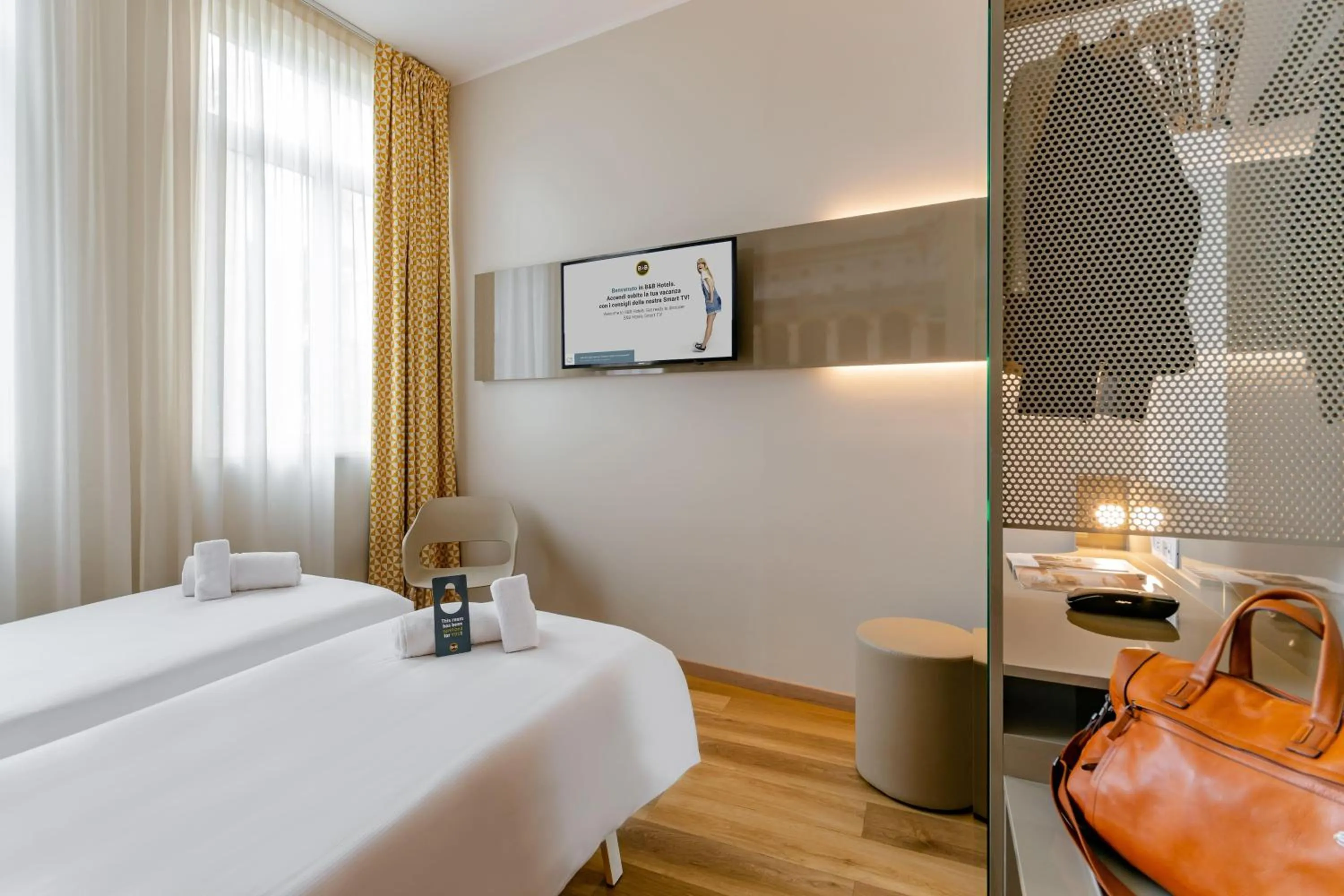 Photo of the whole room, Bed in B&B Hotel Roma Pietralata Tiburtina