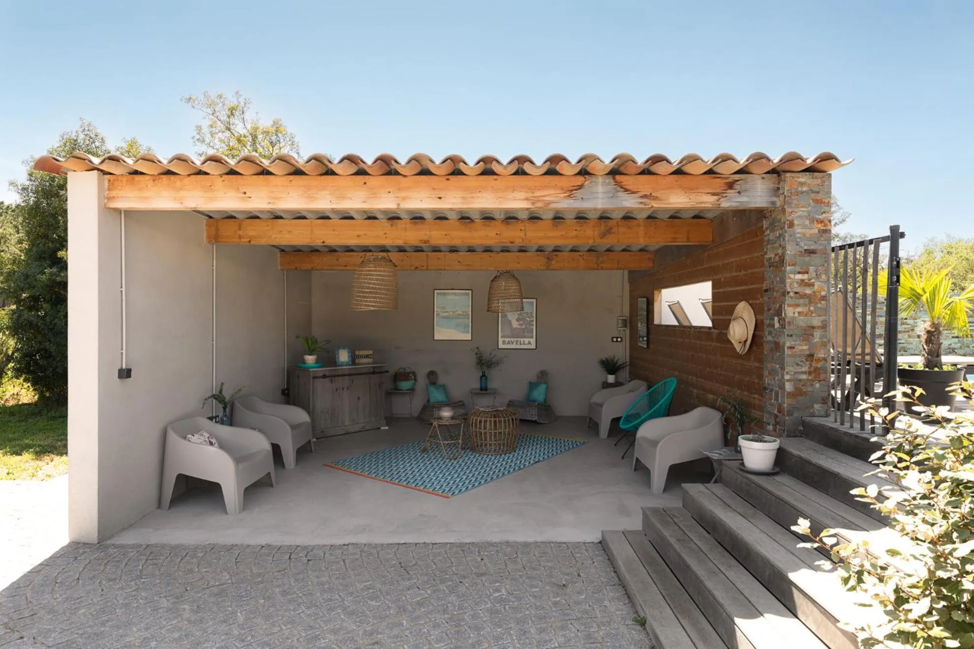 Patio in Résidence I Levri