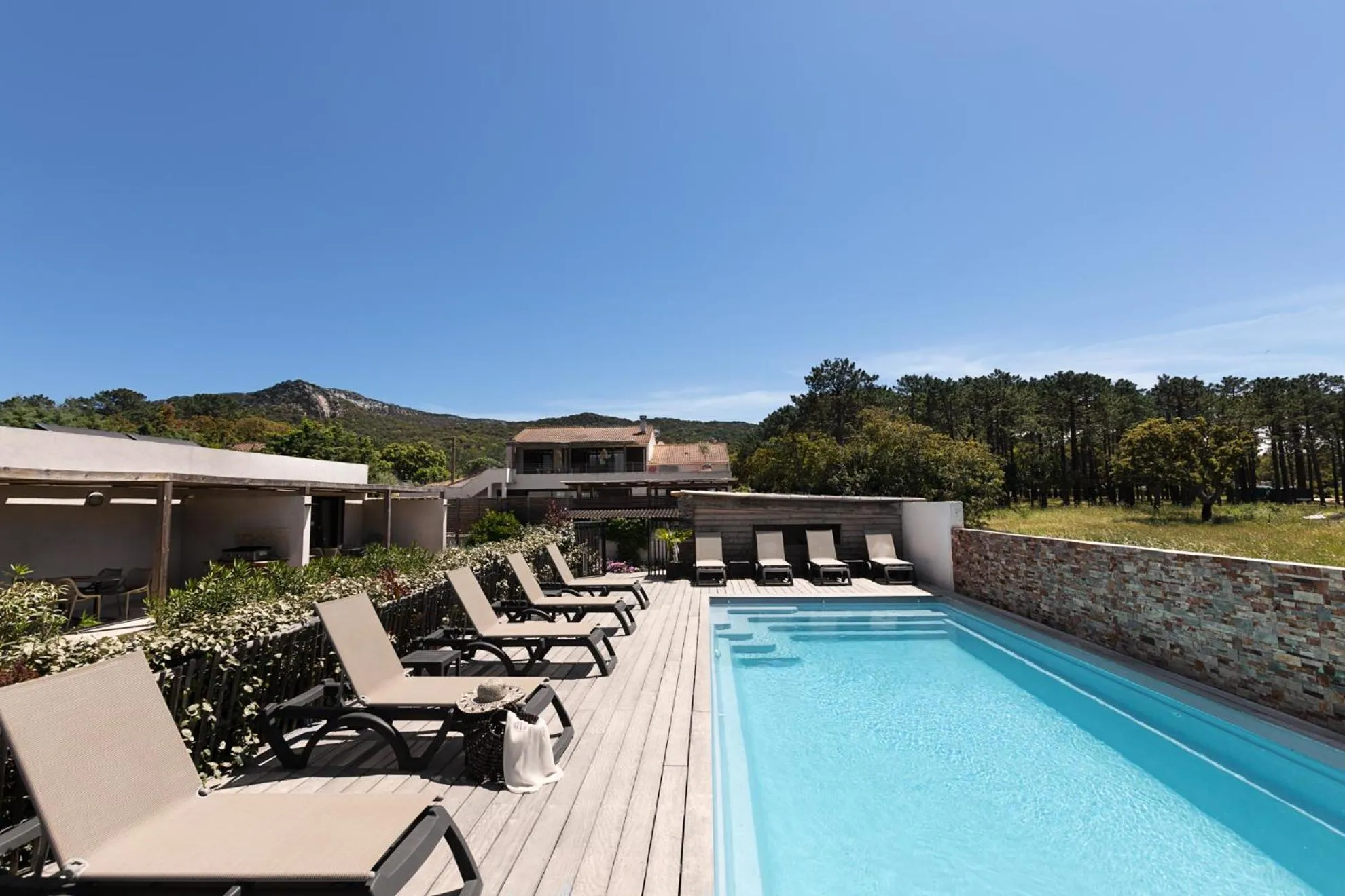 Swimming pool in Résidence I Levri