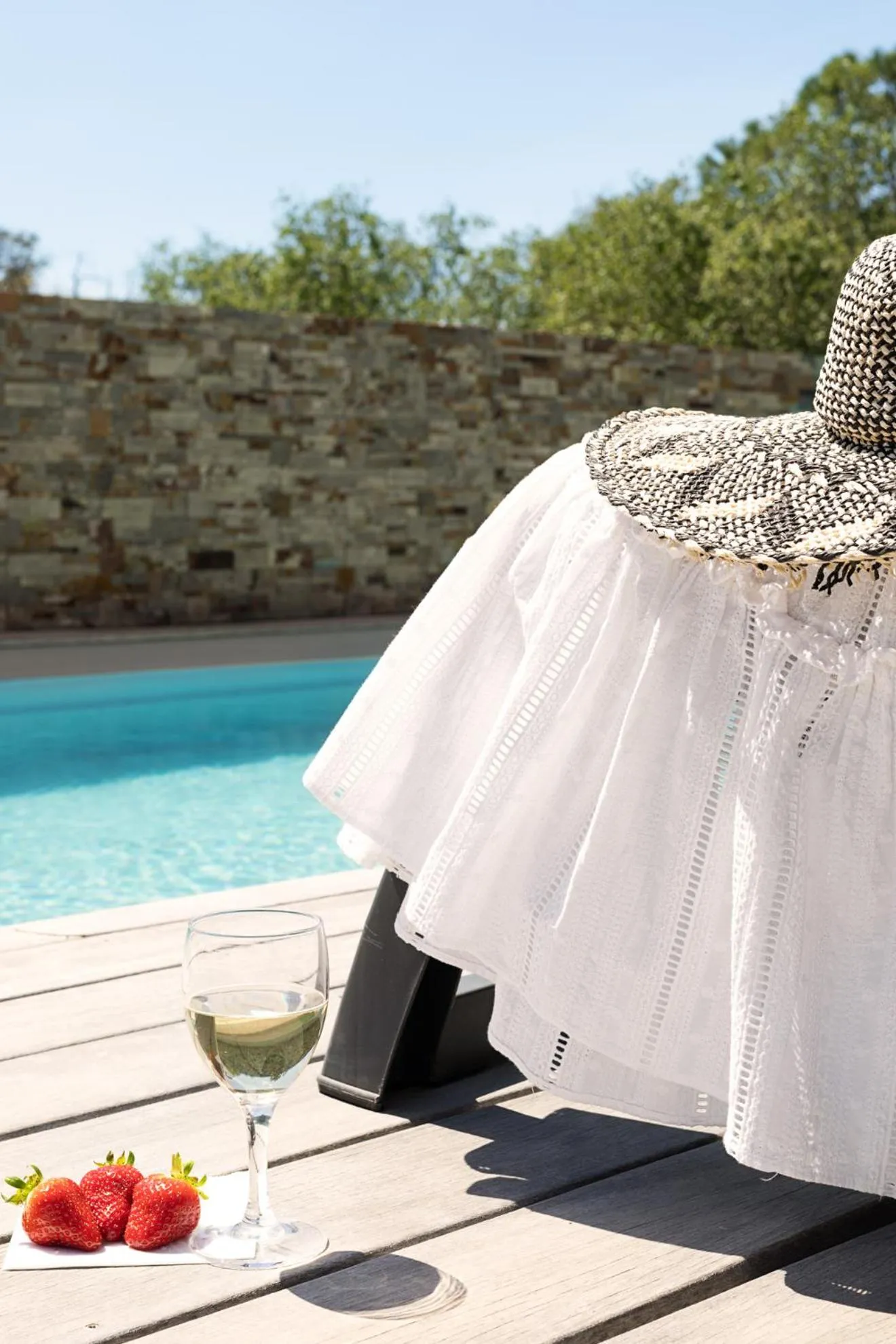 Swimming pool in Résidence I Levri