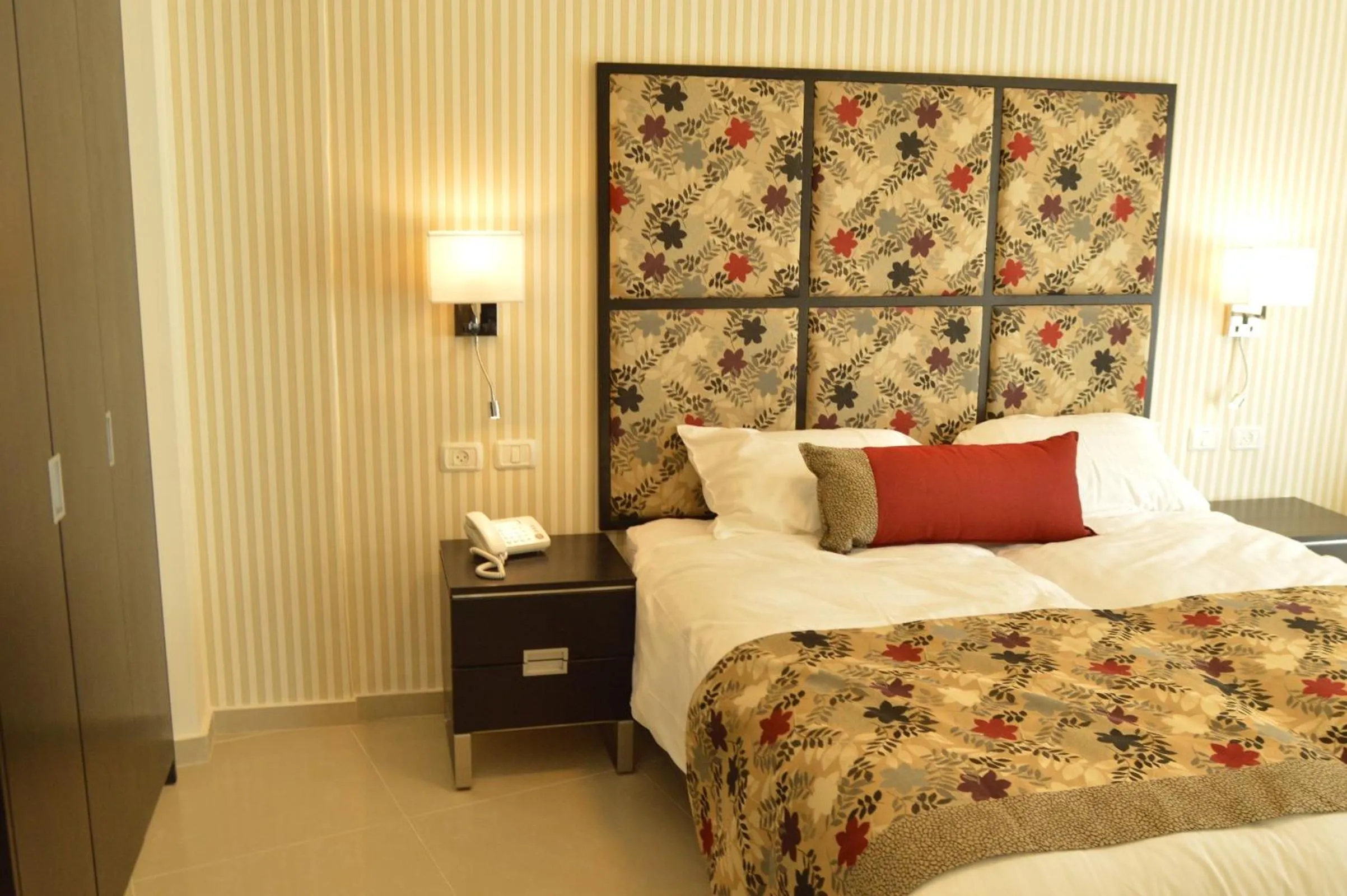 Bed in Shamai Suites Jerusalem