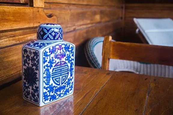 Decorative detail in Hotel Bocas del Toro