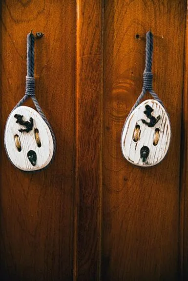 Decorative detail in Hotel Bocas del Toro