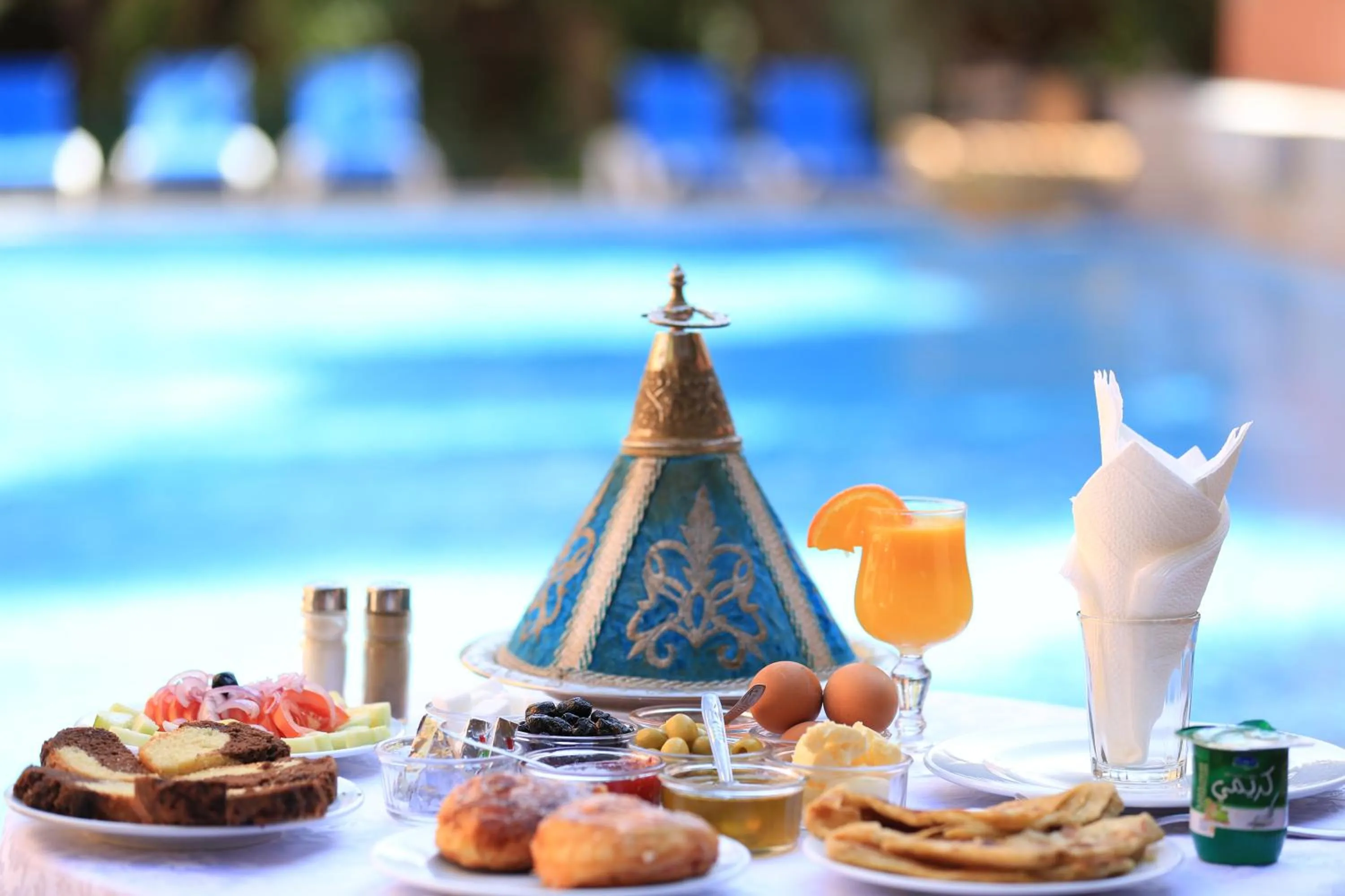 Food and drinks in Hotel Kasbah Lamrani
