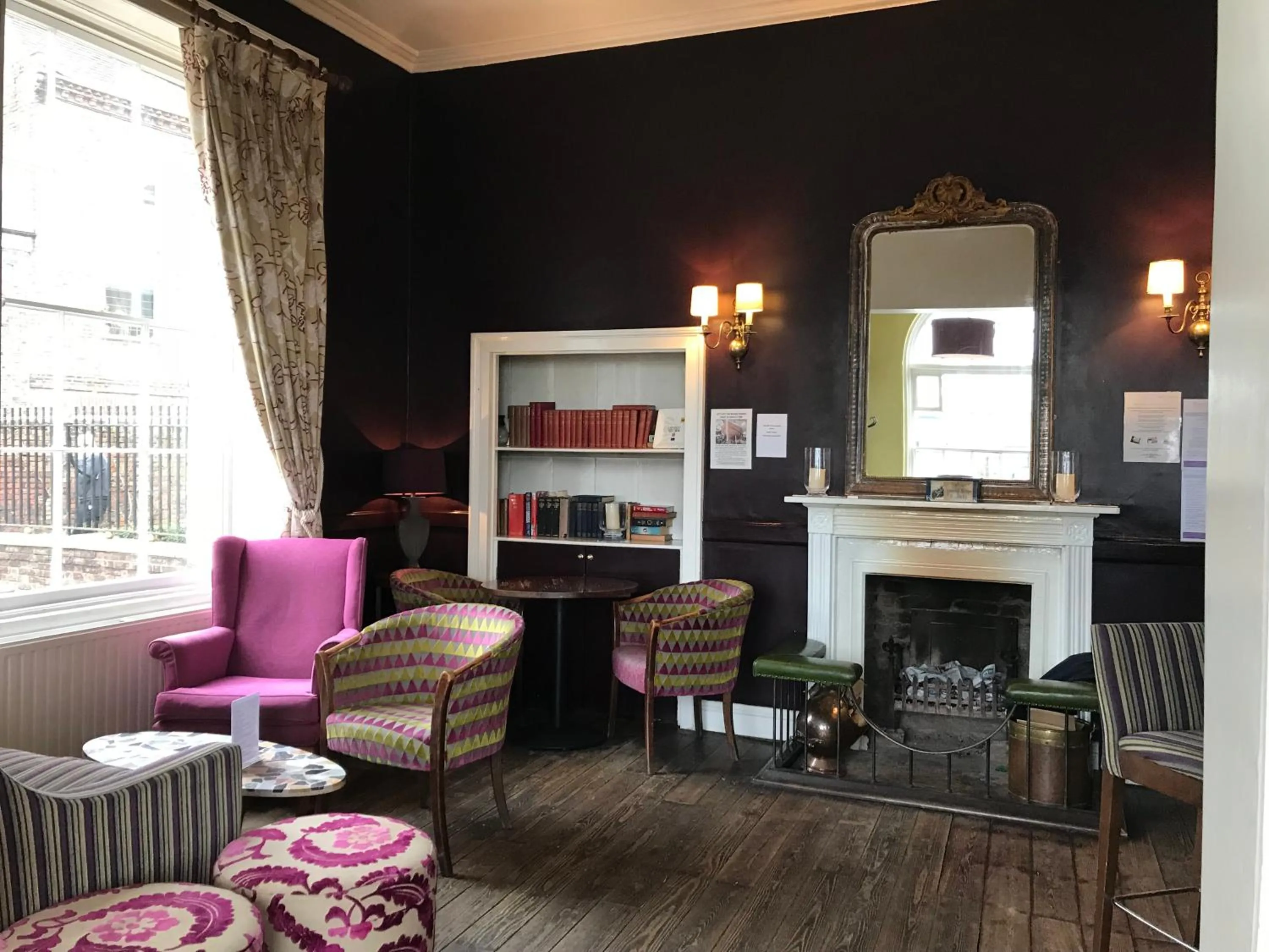 Seating area in Bank House