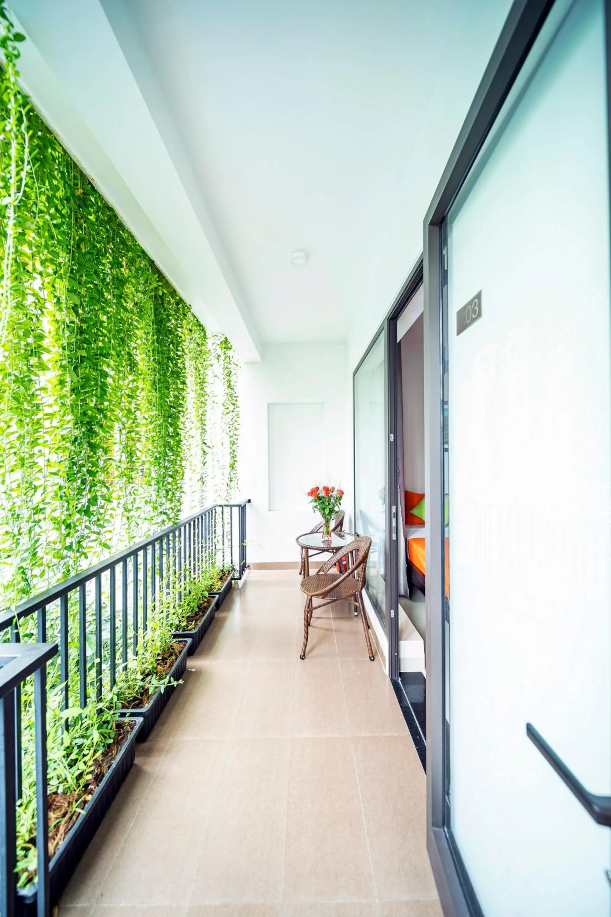 Balcony/Terrace in My Anh Boutique Villa Hoi An
