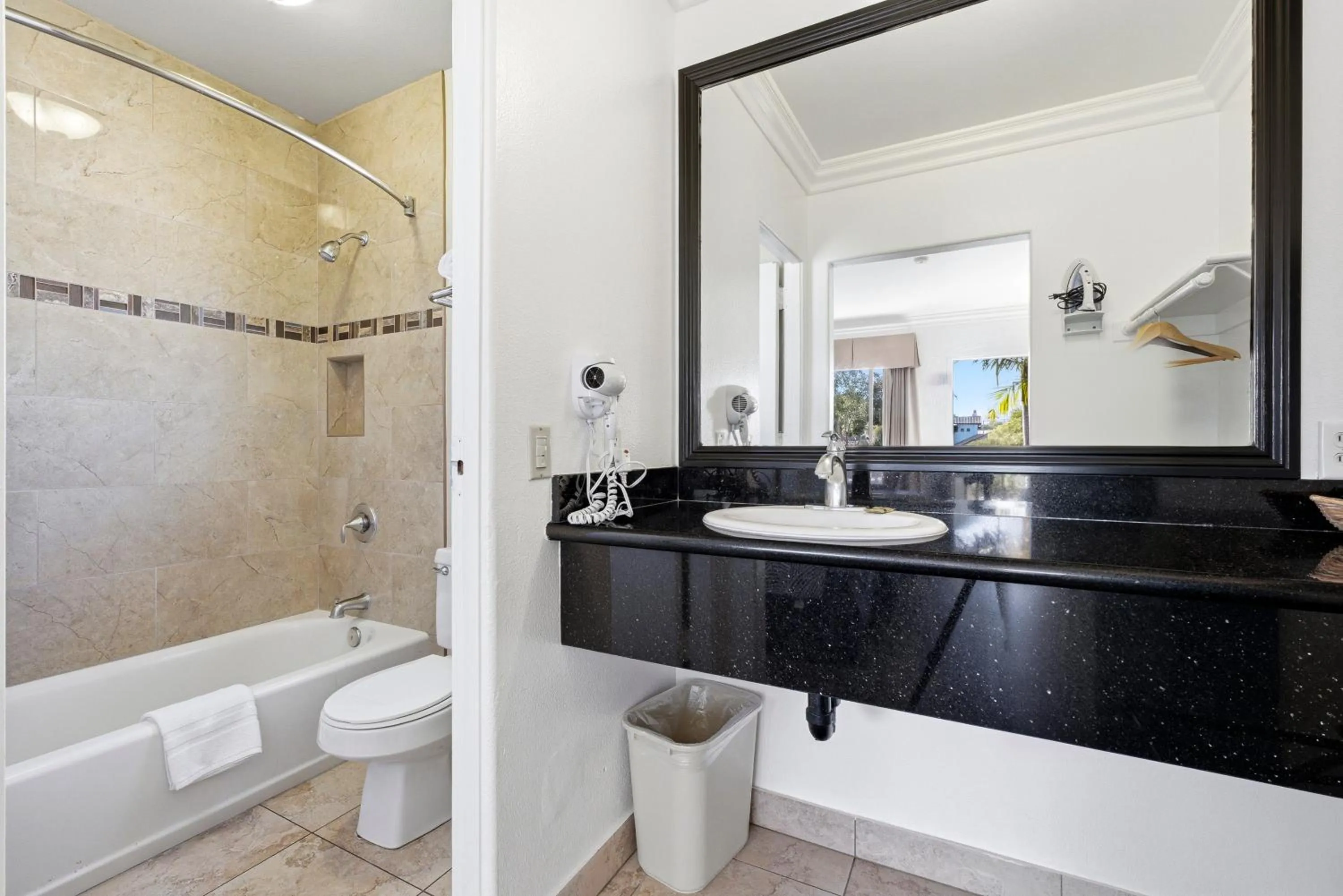 Shower in Sunset Motel