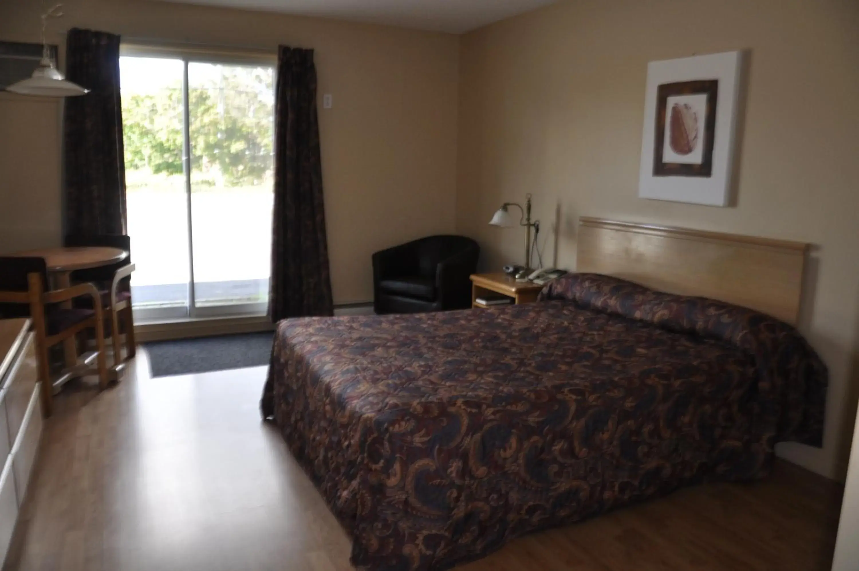 Queen Room - single occupancy in Motel les Pignons Verts Queen Room - single occupancy in Motel les Pignons Verts