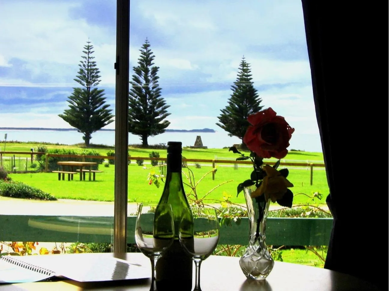 Sea view in King Island Accommodation Cottages