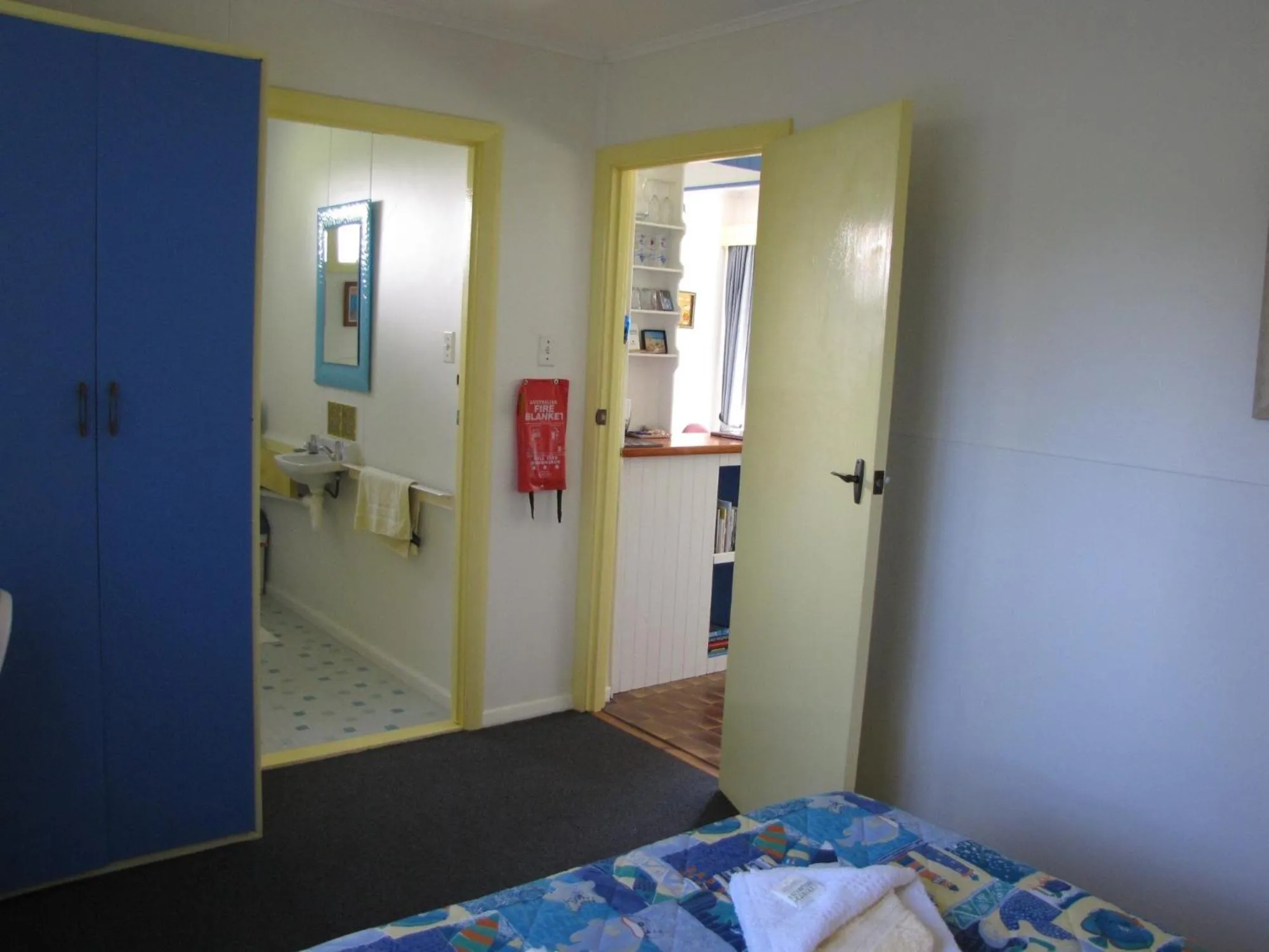 Bed in King Island Accommodation Cottages