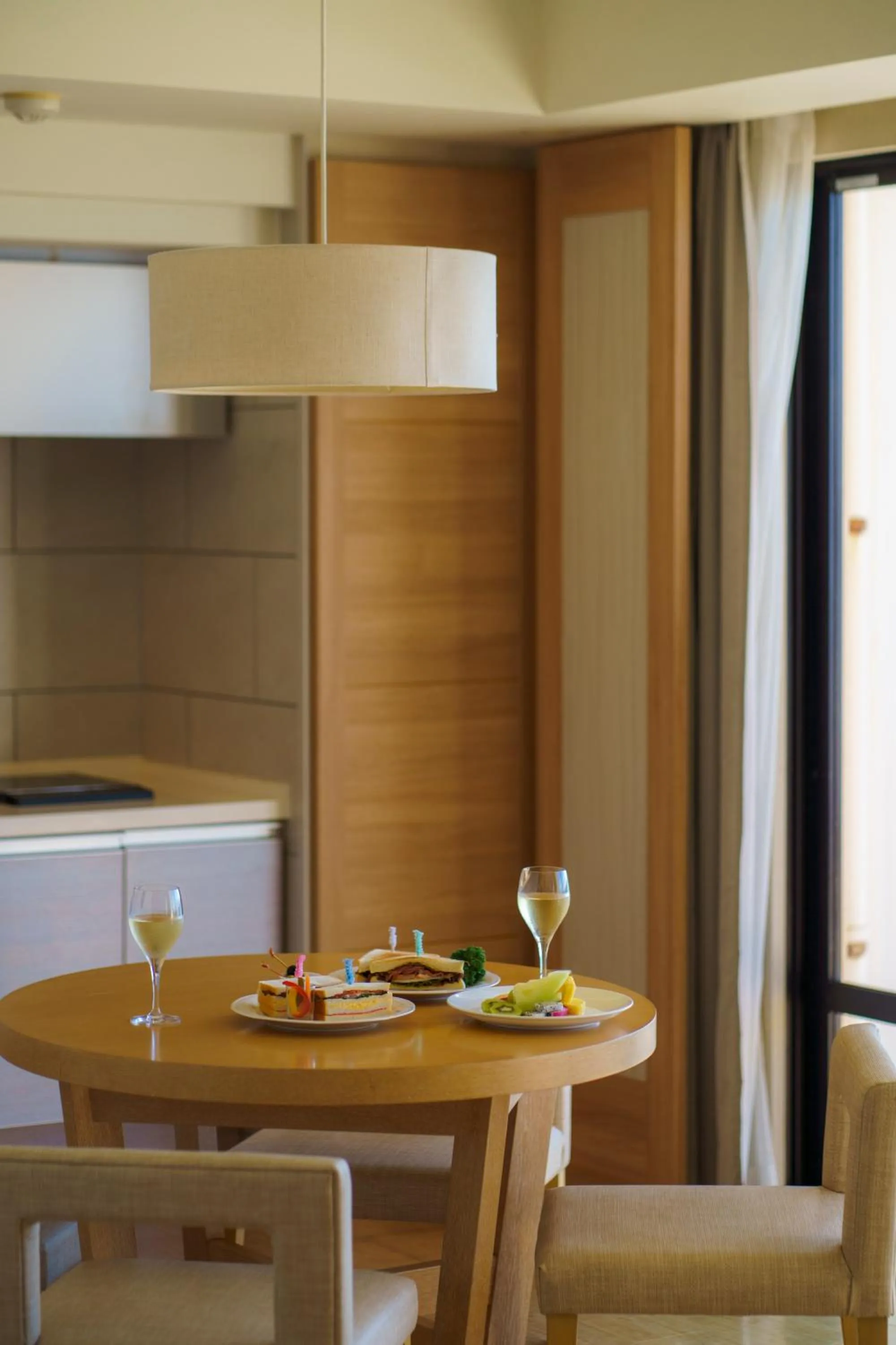 Kitchen or kitchenette in Moon Ocean Ginowan Hotel & Residence