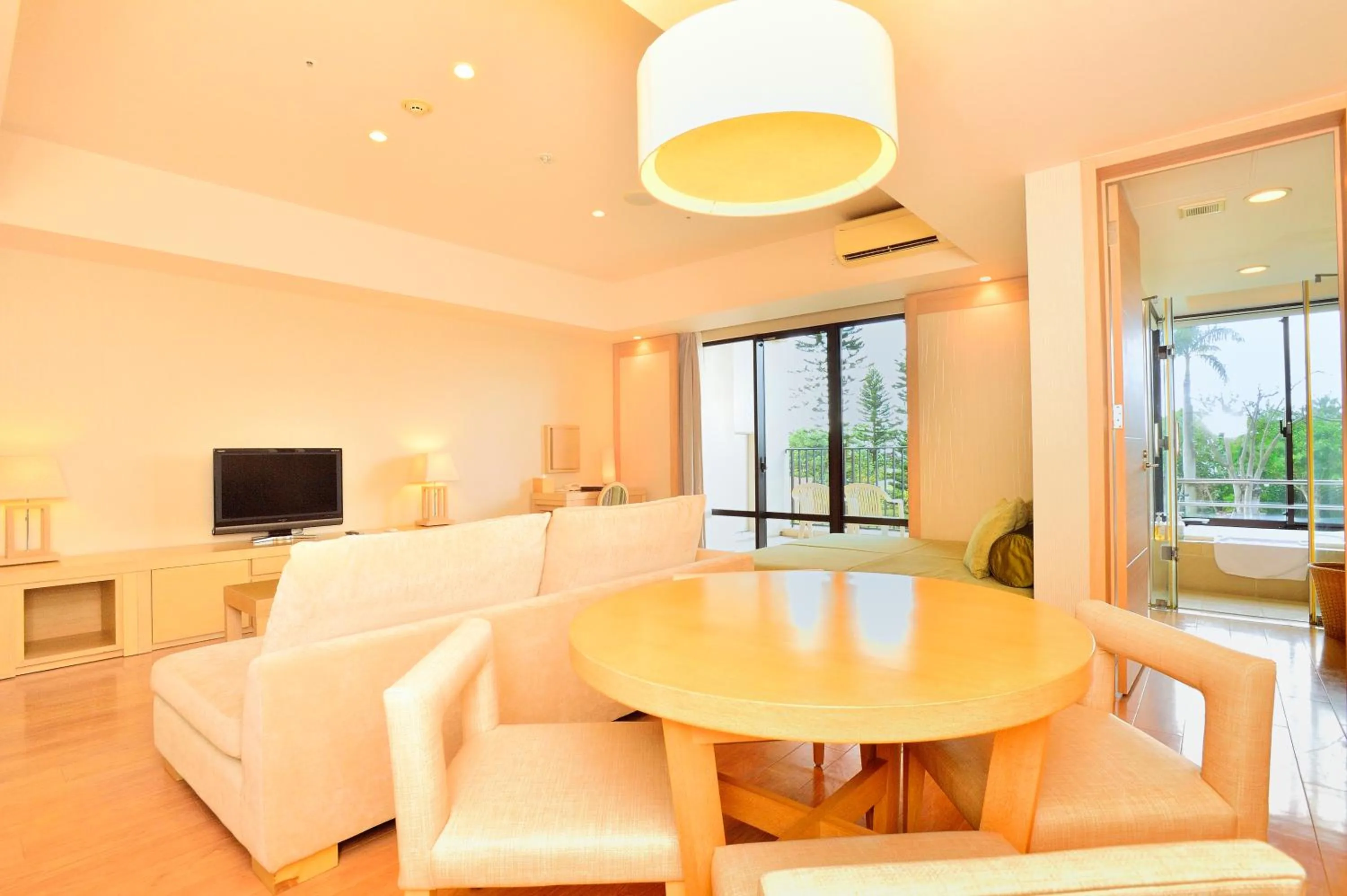 Living room in Moon Ocean Ginowan Hotel & Residence