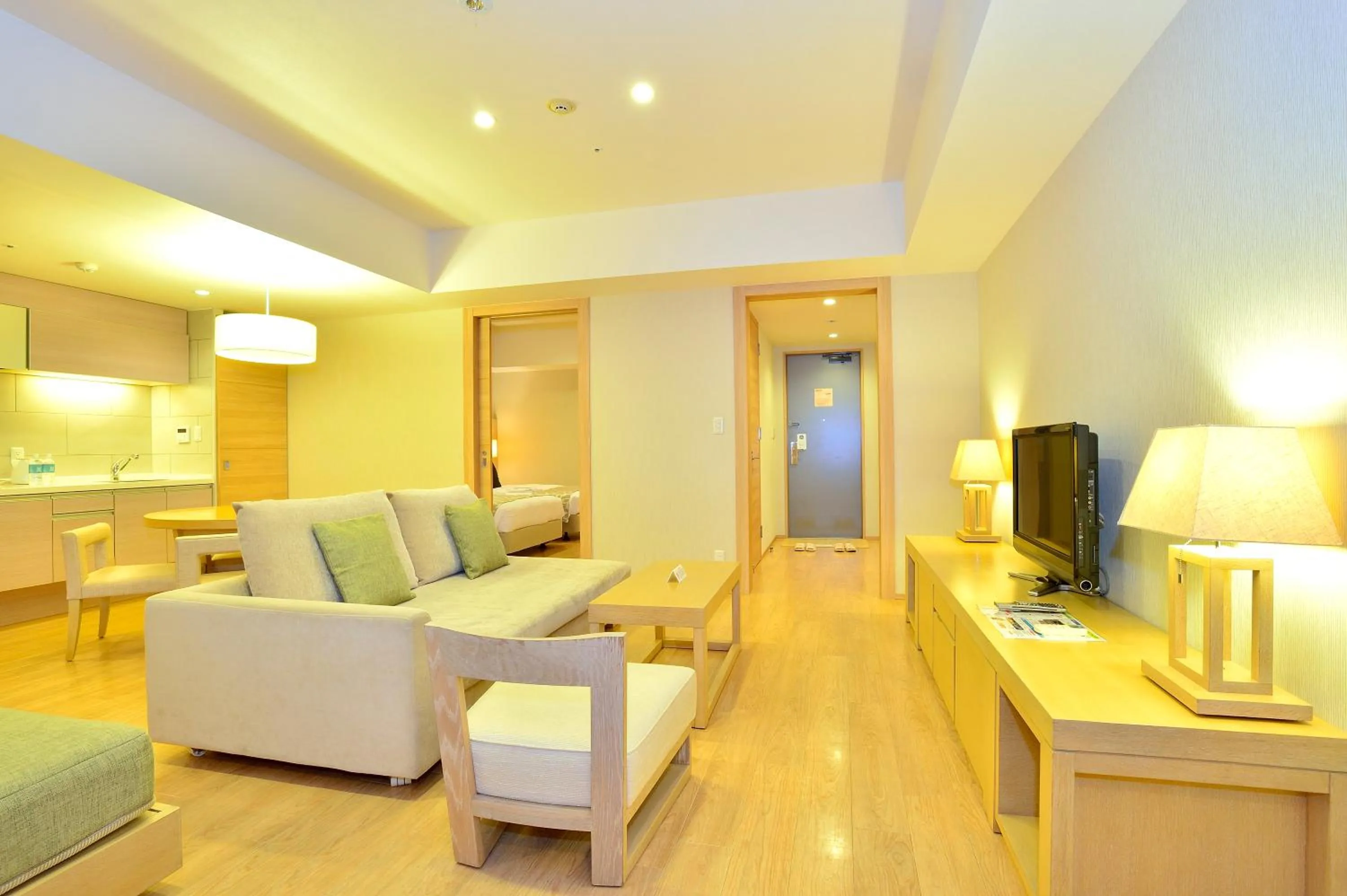 Living room in Moon Ocean Ginowan Hotel & Residence