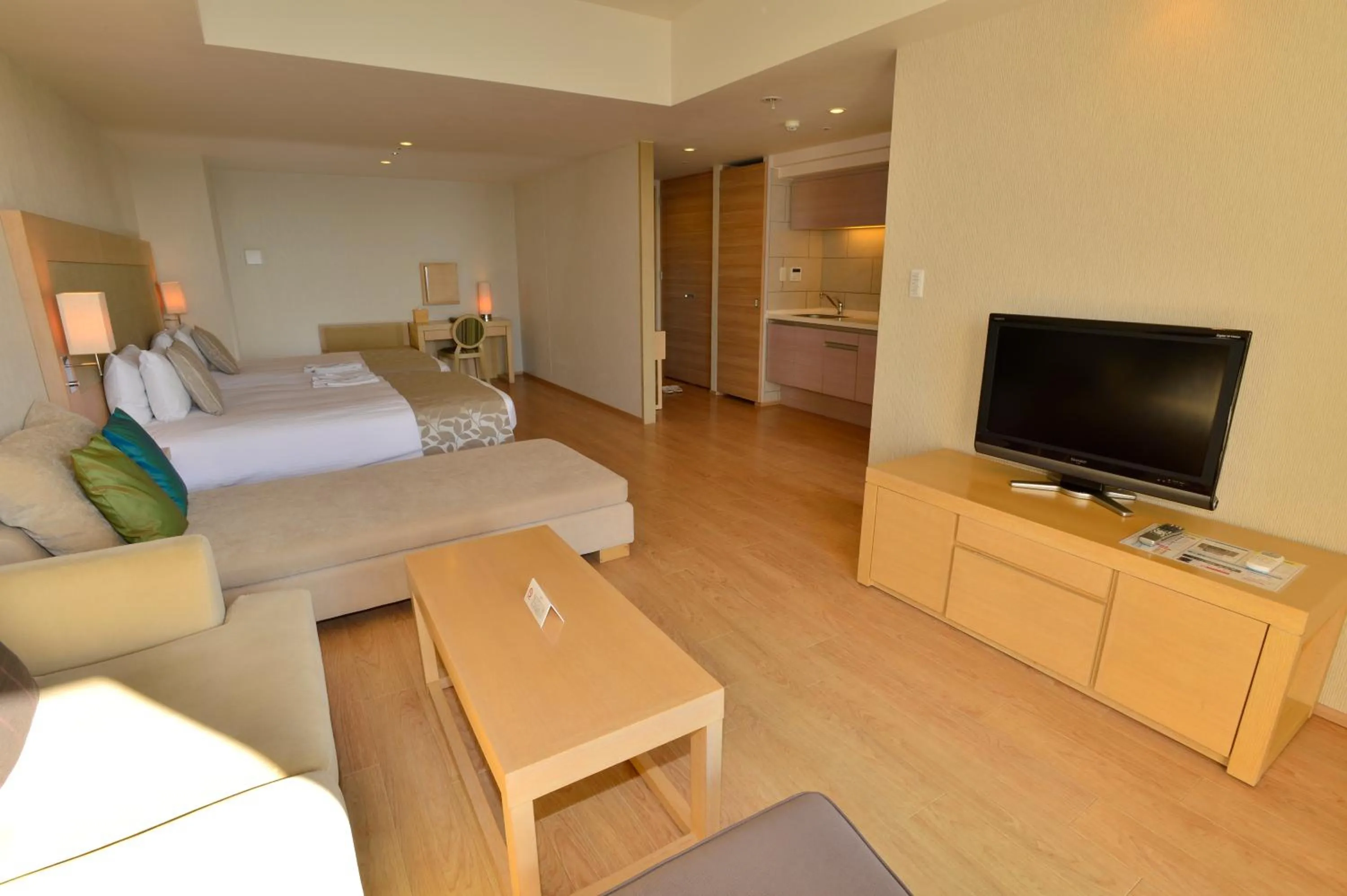 Photo of the whole room, Bed in Moon Ocean Ginowan Hotel & Residence