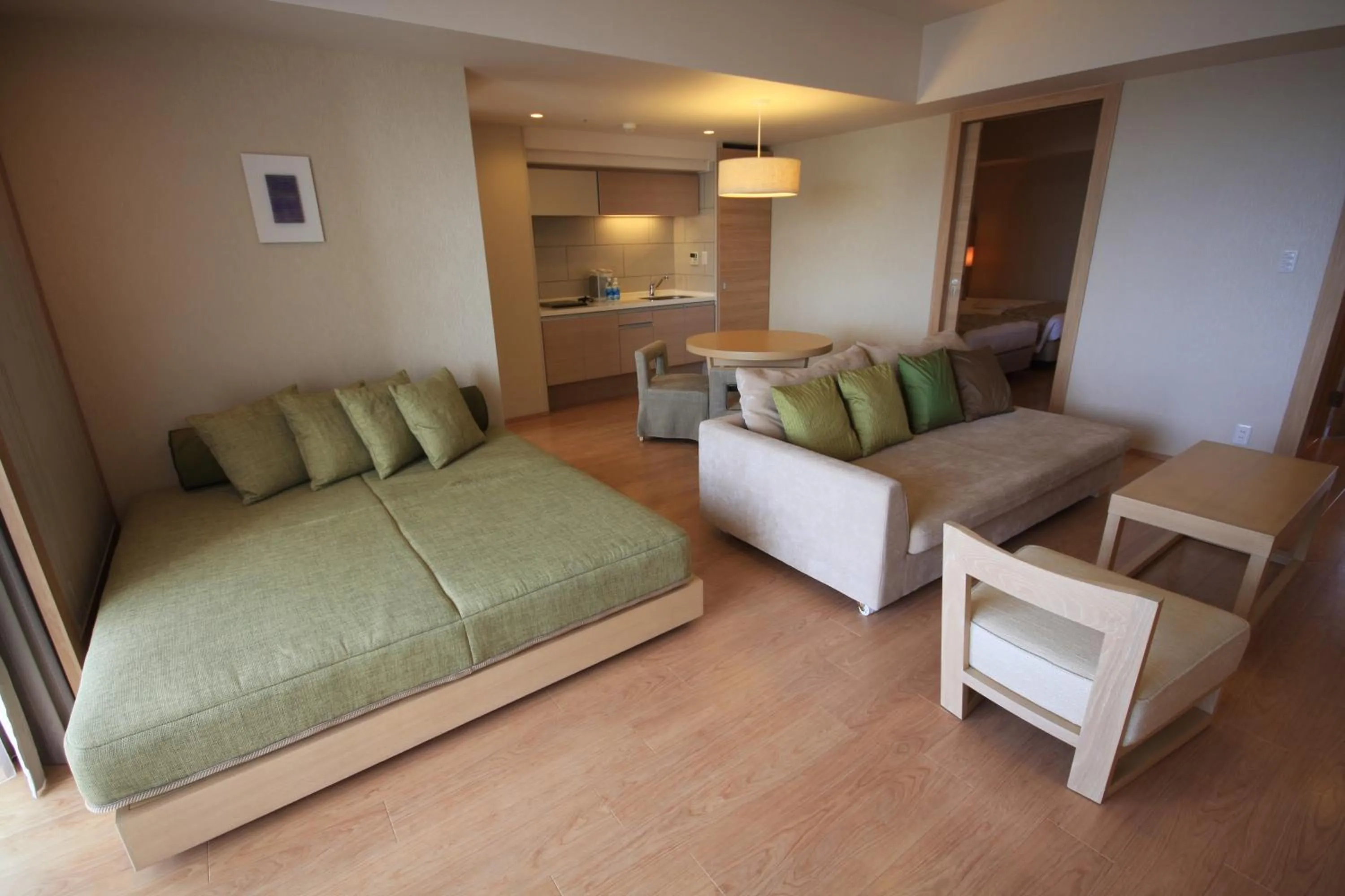 Living room in Moon Ocean Ginowan Hotel & Residence