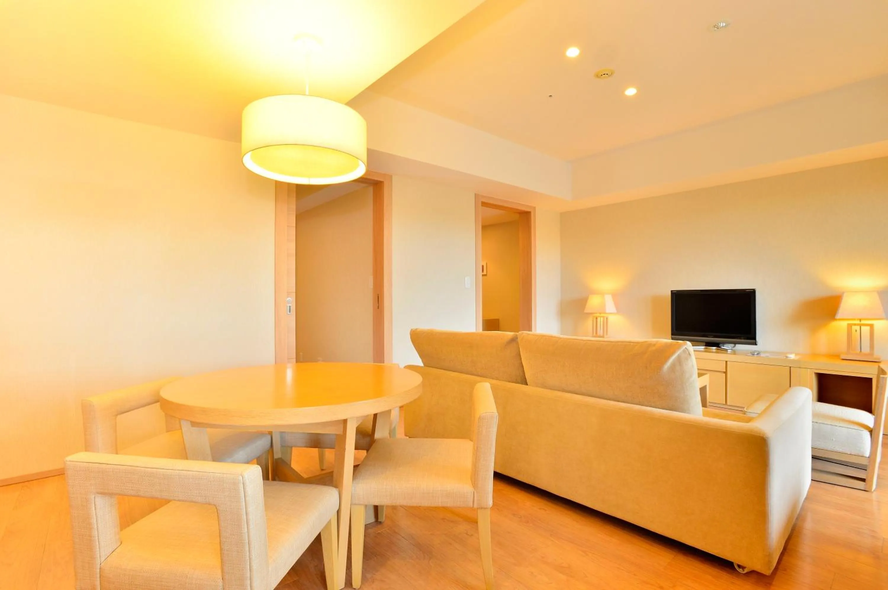 Living room in Moon Ocean Ginowan Hotel & Residence