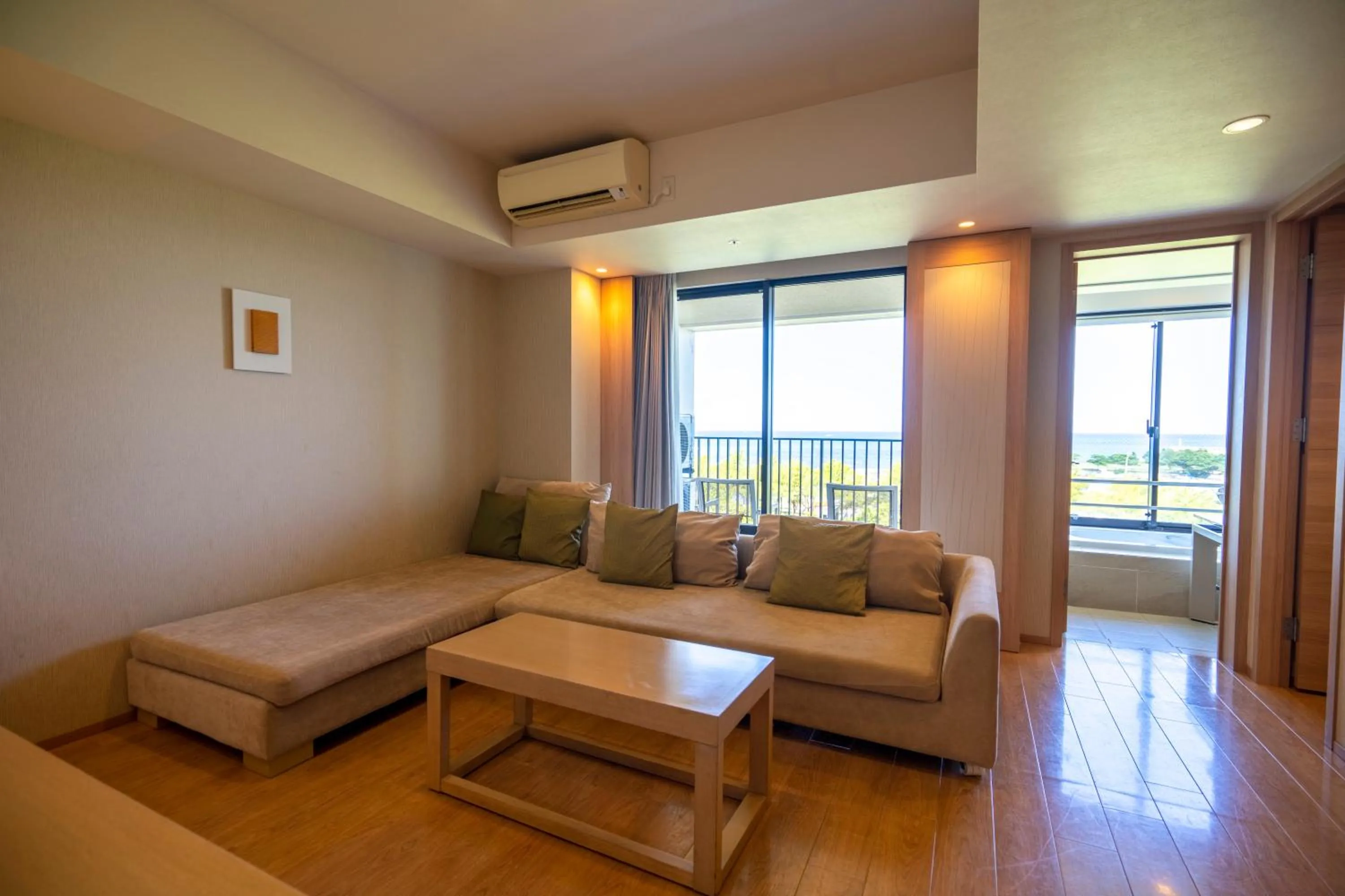 Living room in Moon Ocean Ginowan Hotel & Residence