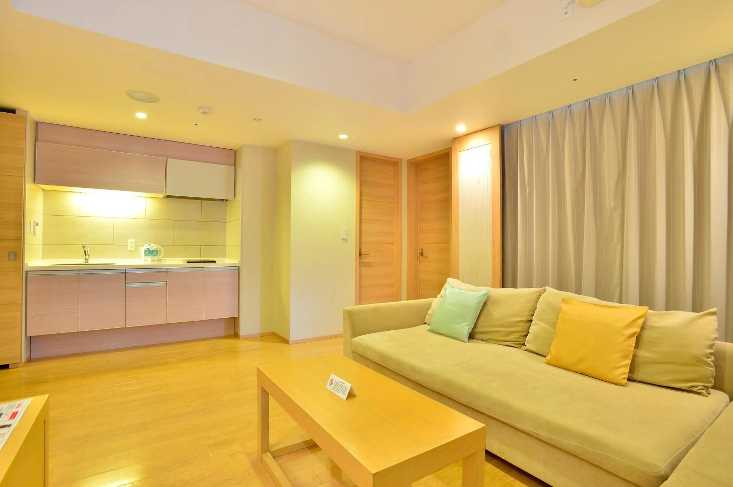 Kitchen or kitchenette in Moon Ocean Ginowan Hotel & Residence