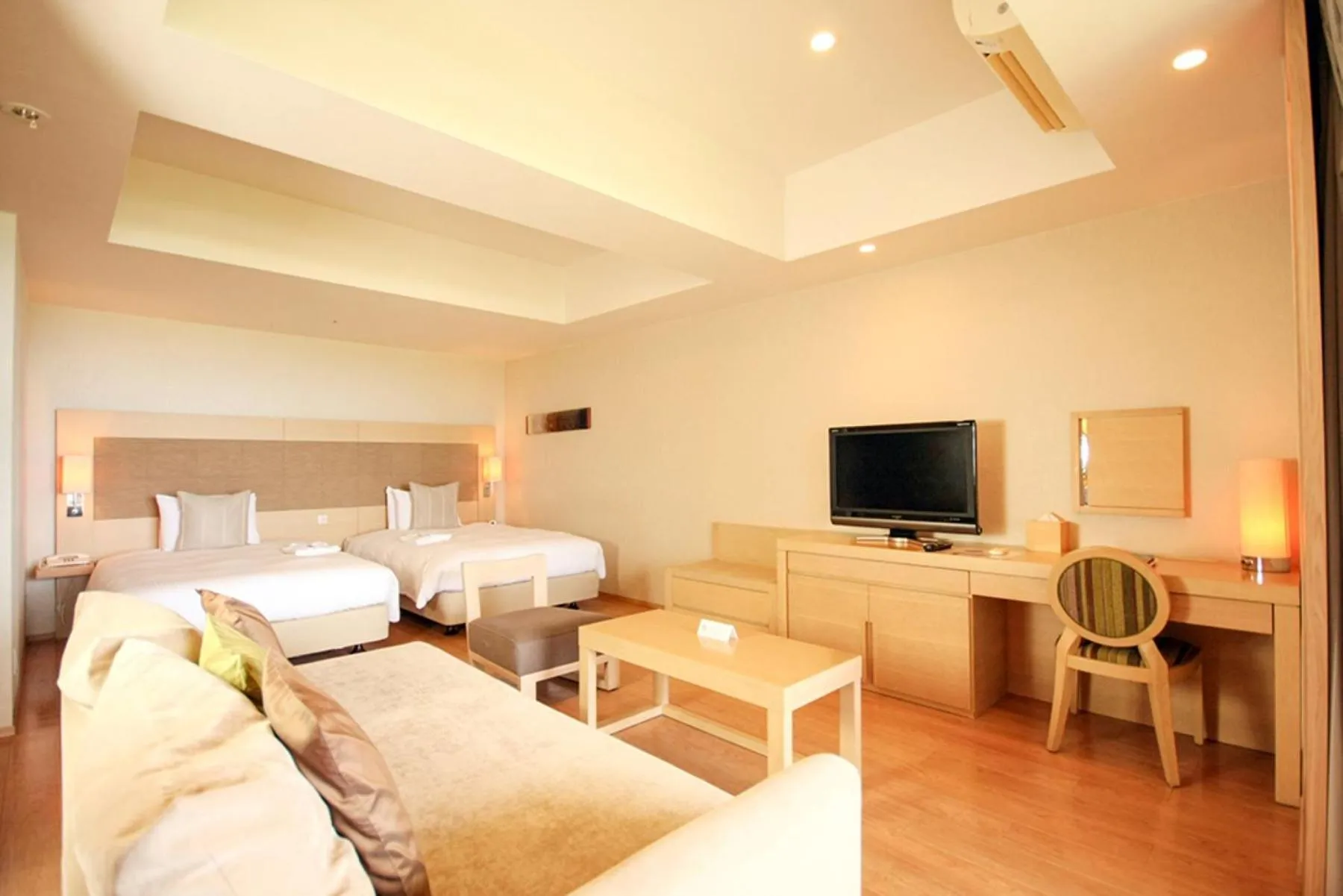Photo of the whole room, Bed in Moon Ocean Ginowan Hotel & Residence