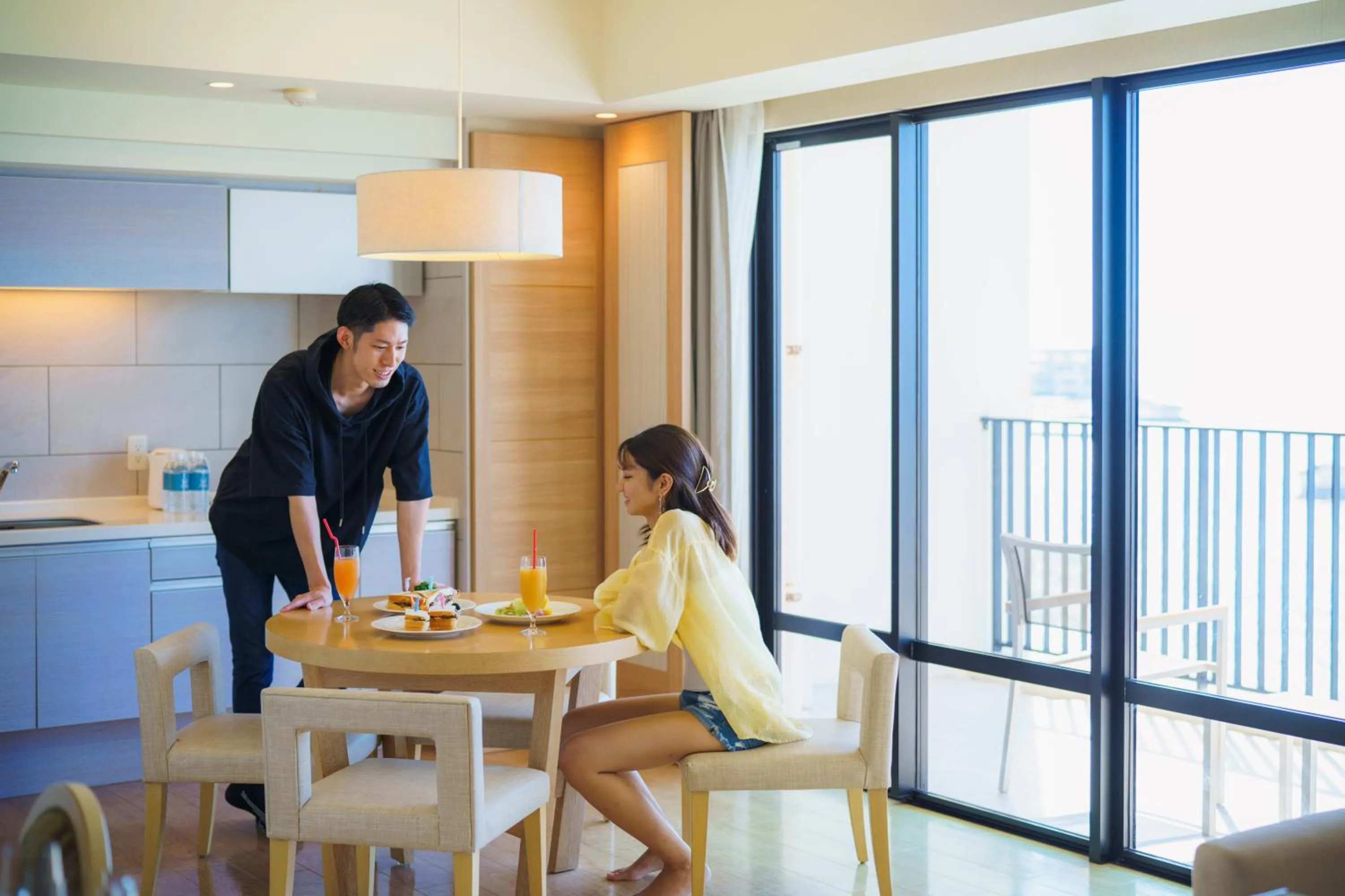 Dining area in Moon Ocean Ginowan Hotel & Residence