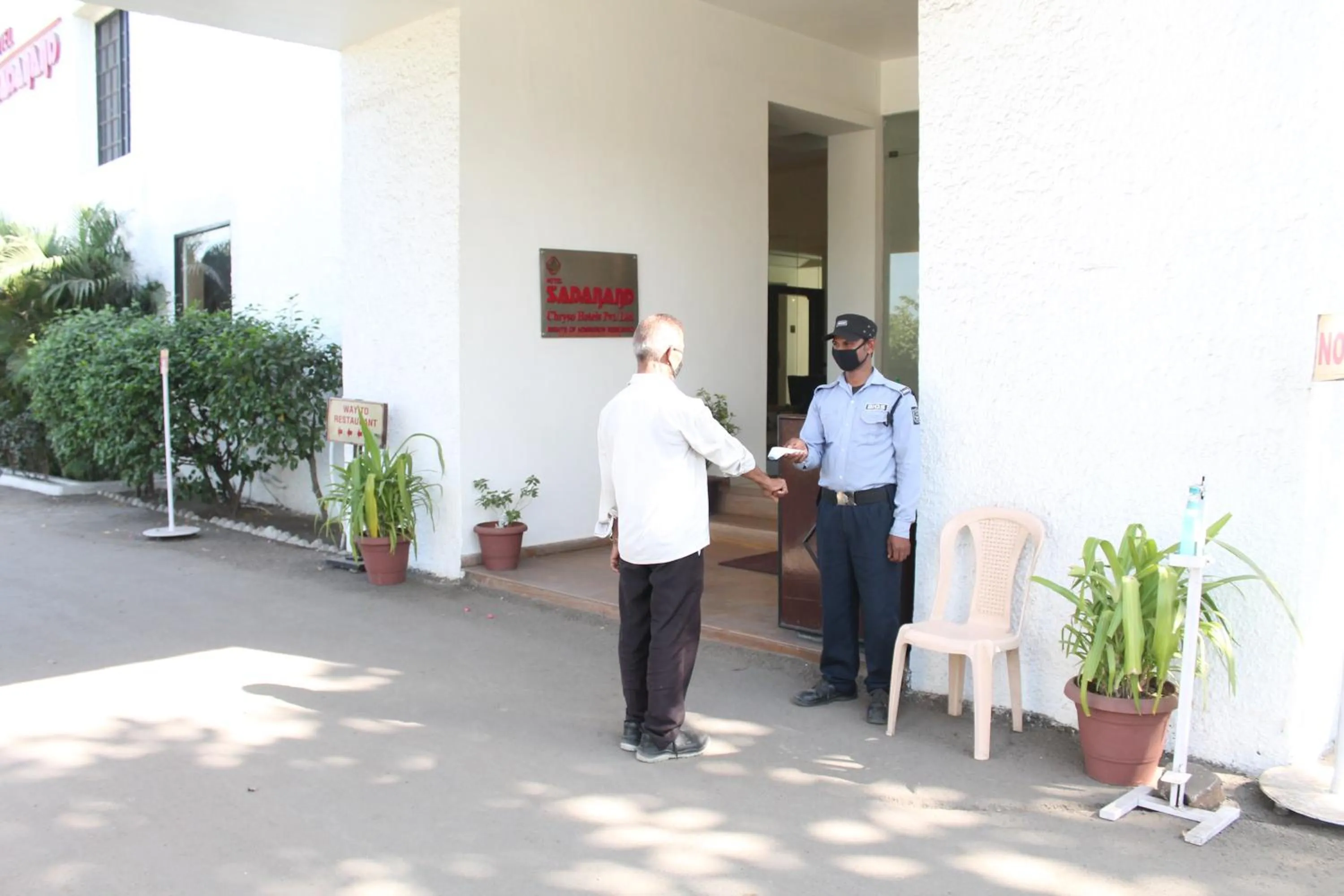 Facade/entrance in Chryso Hotels Pvt Ltd