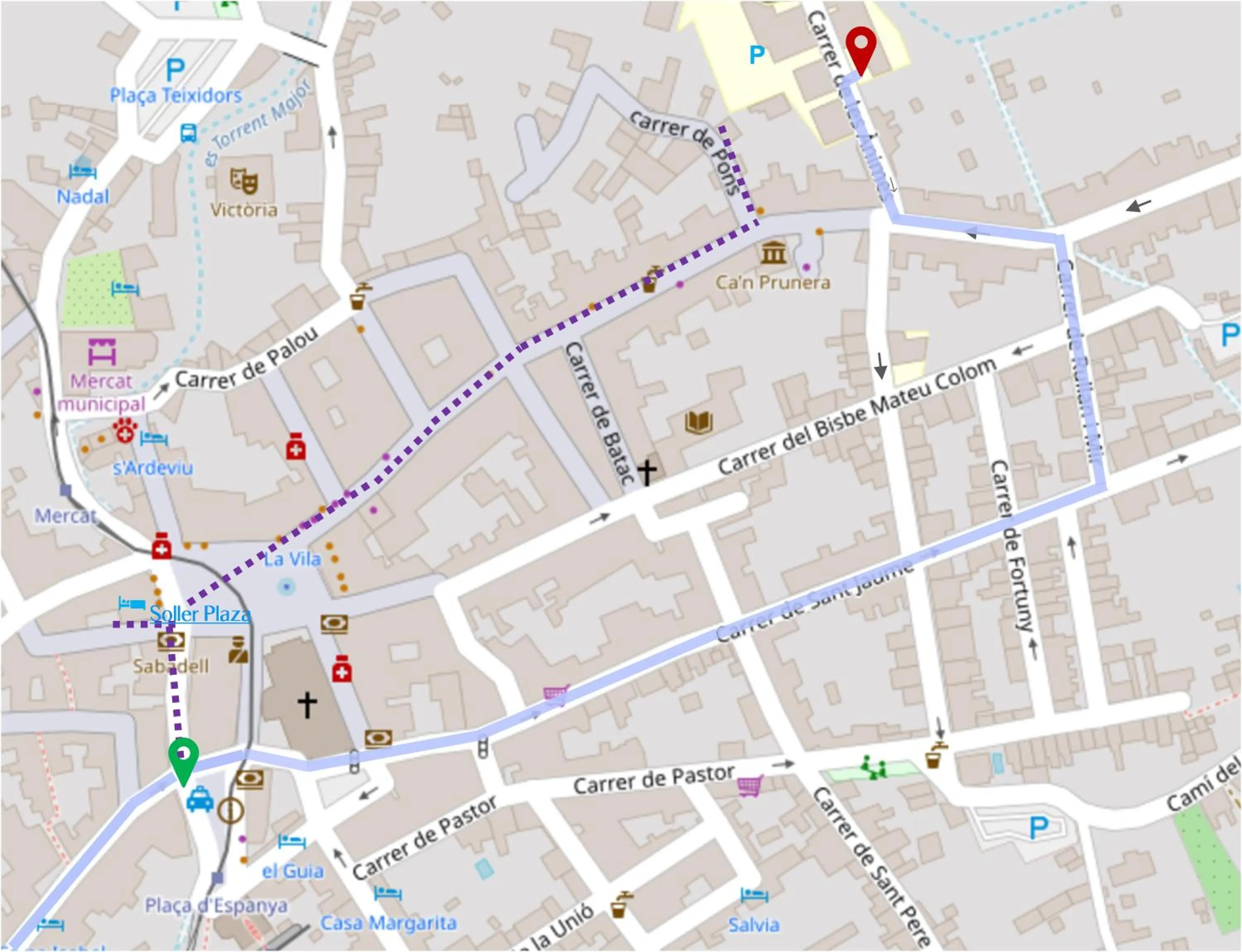 Parking in Soller Plaza