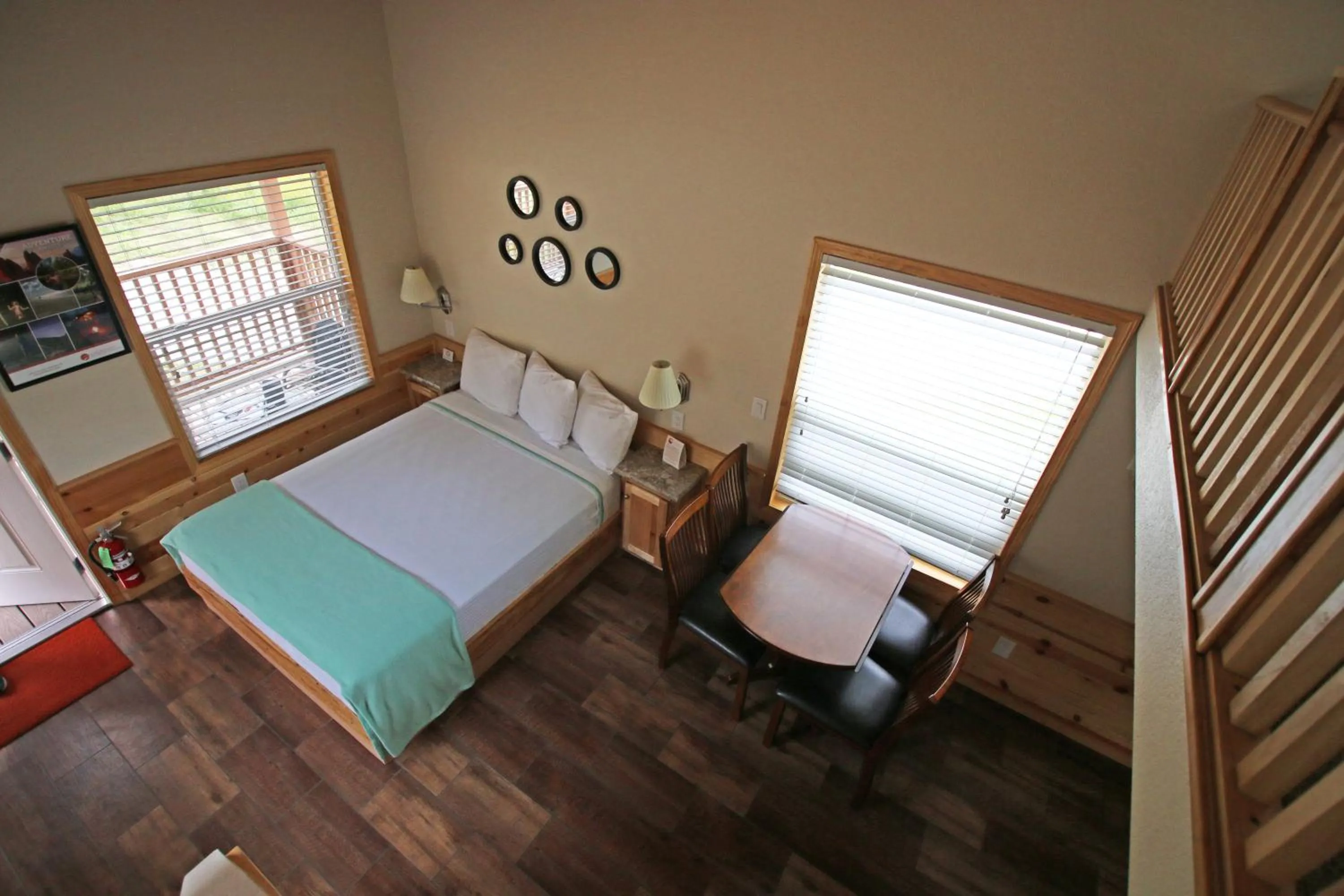 Bed in Yosemite RV Resort