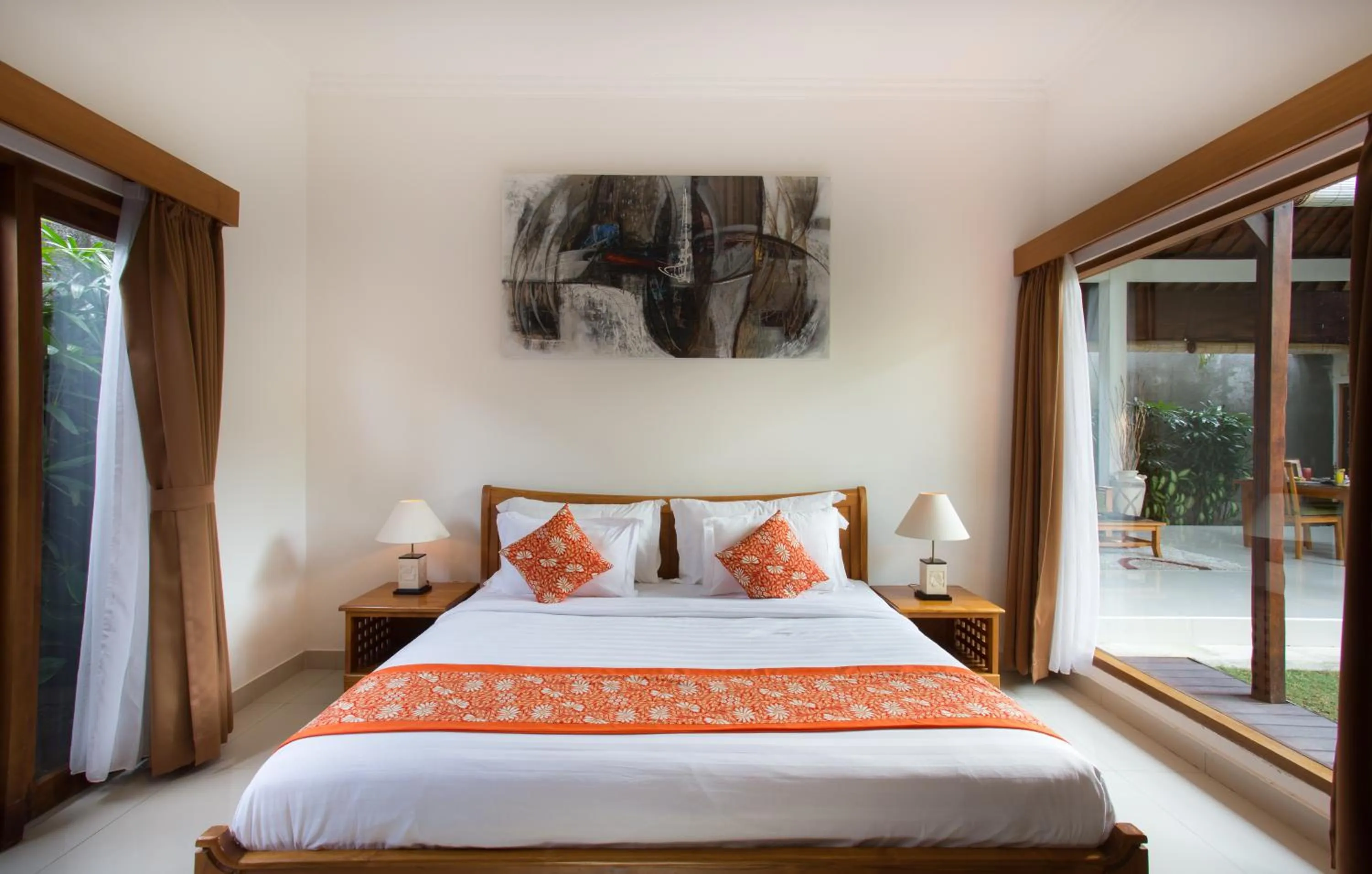 Bed in Sandi Agung Villa