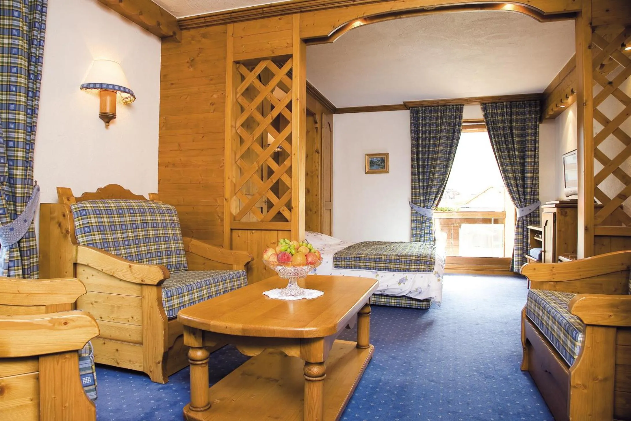 Living room in Hôtel Les Soldanelles