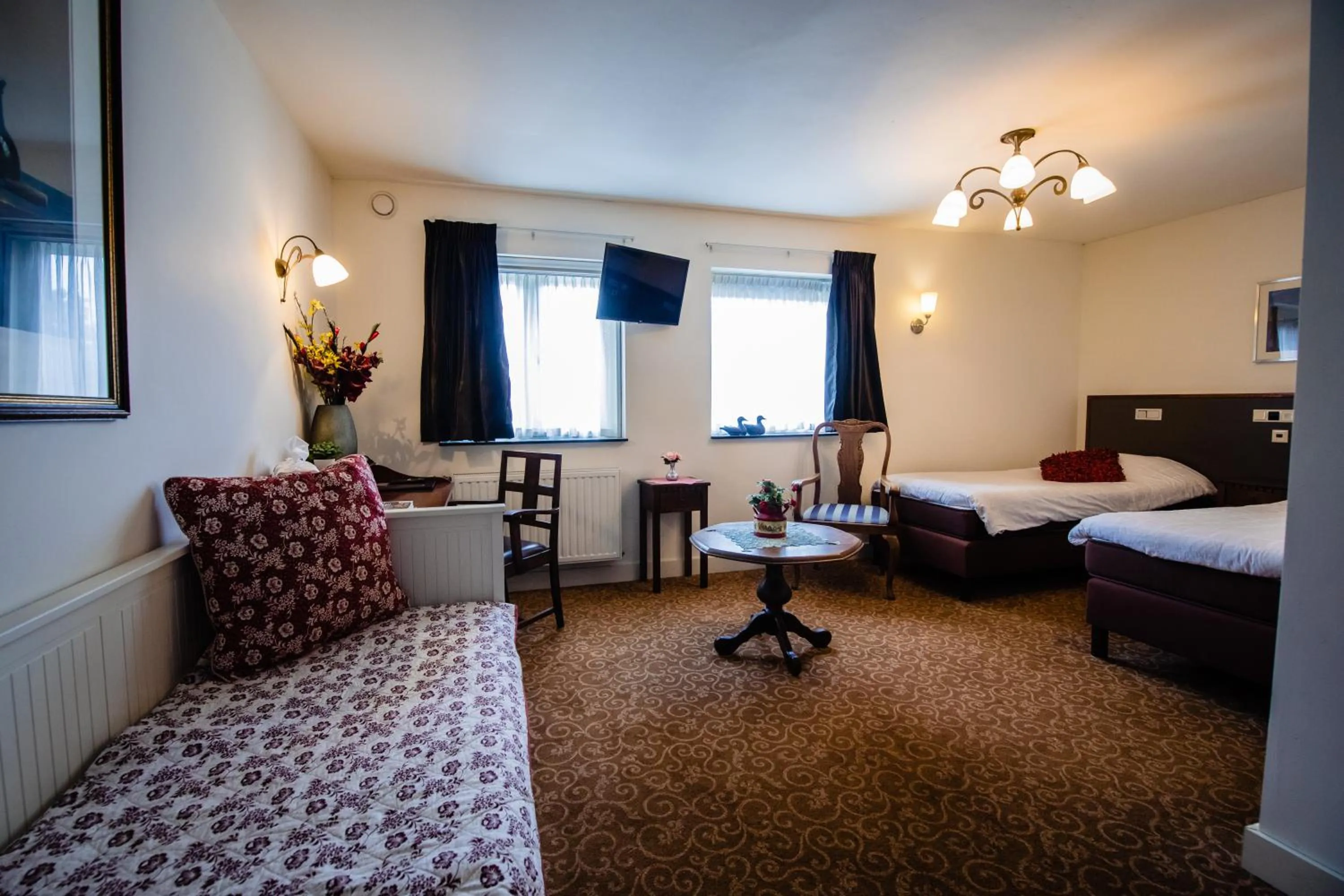 Bed in Hotel de Reiziger