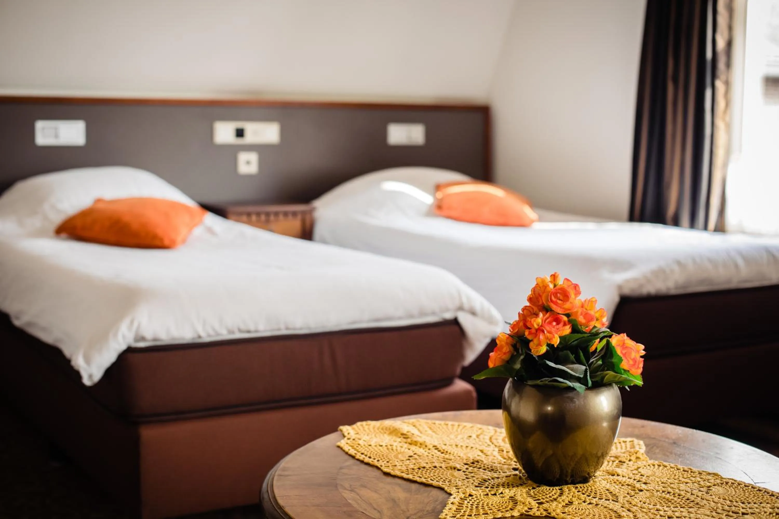 Bed in Hotel de Reiziger