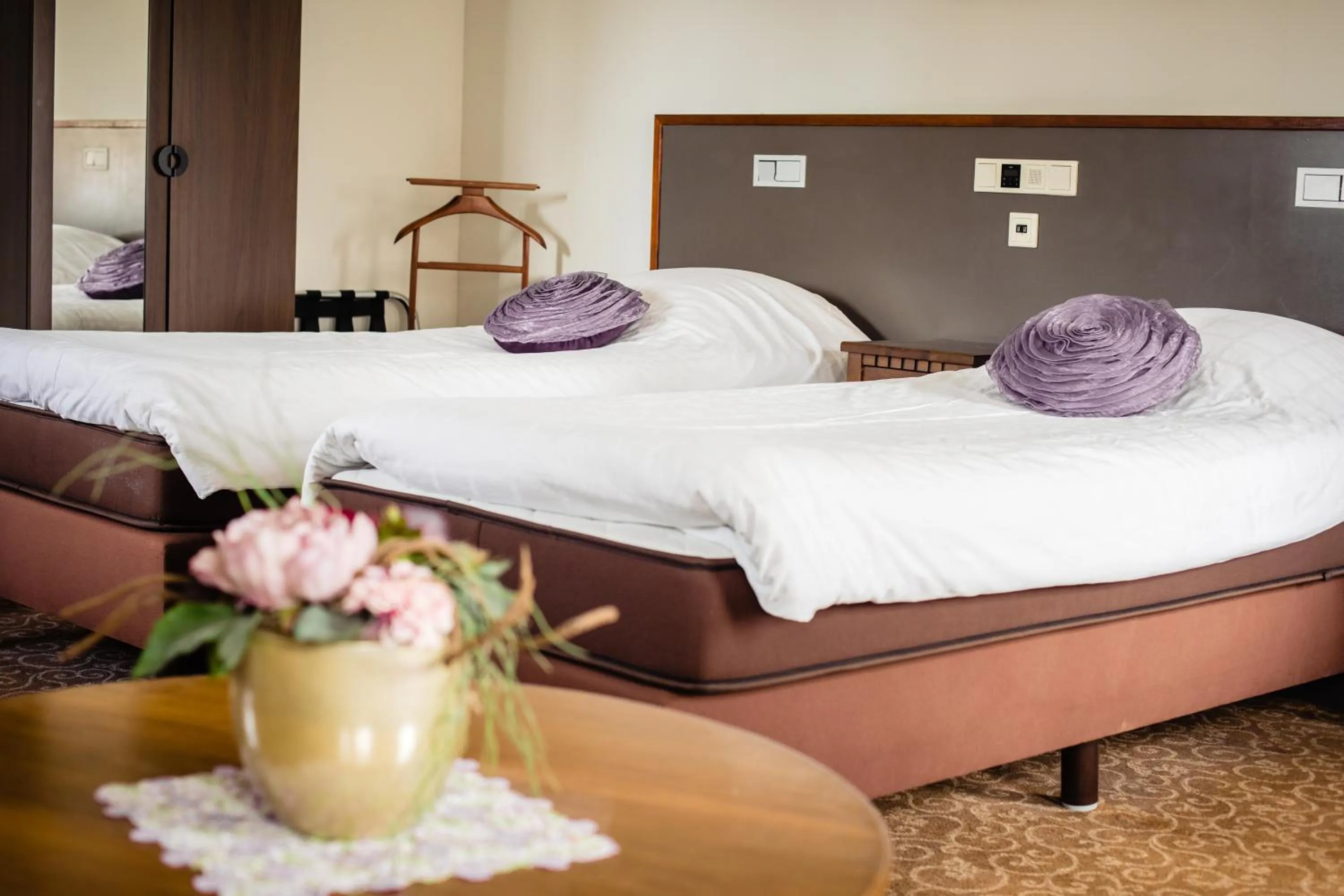 Bed in Hotel de Reiziger