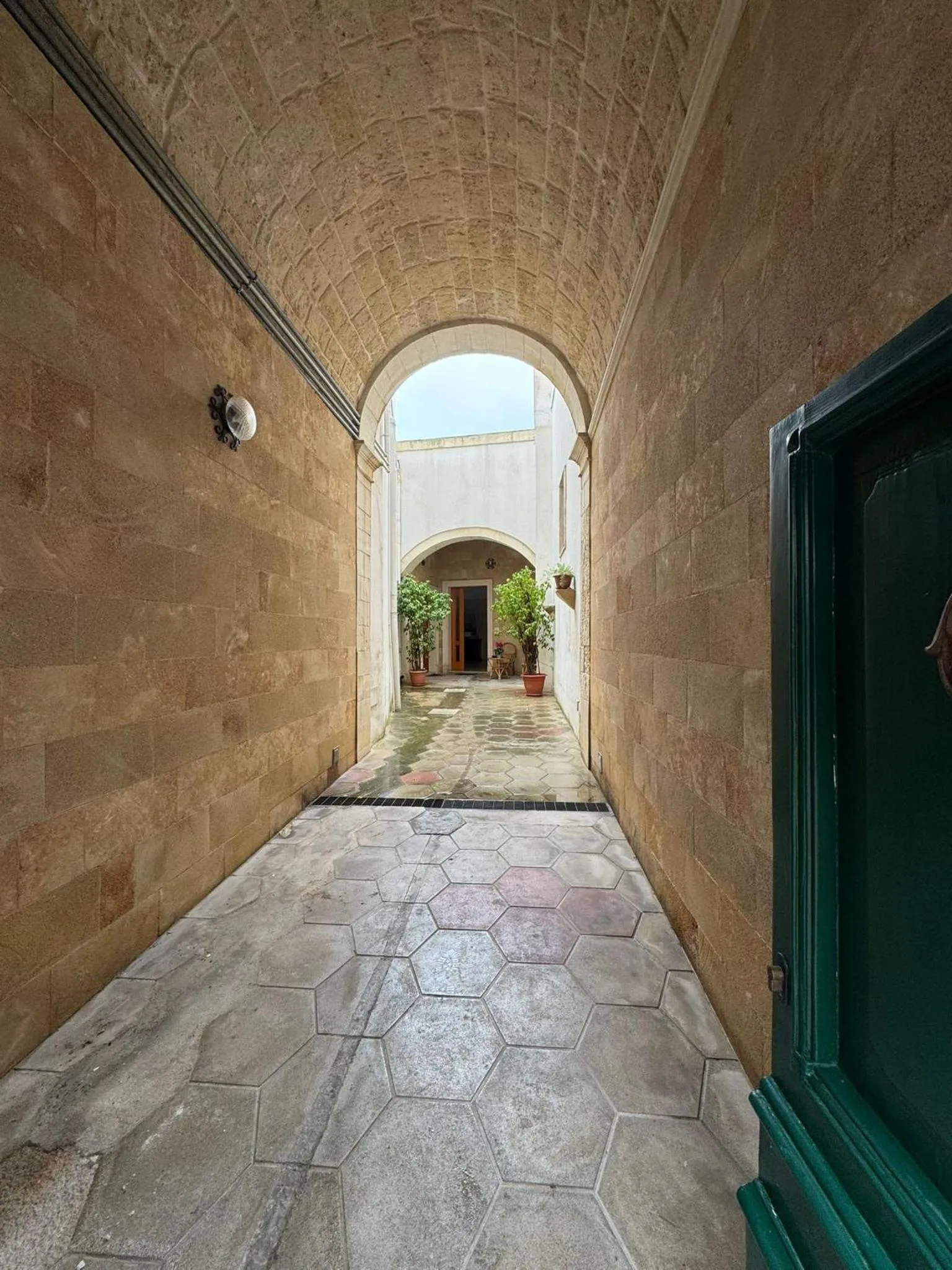 Garden in B&B La Corte