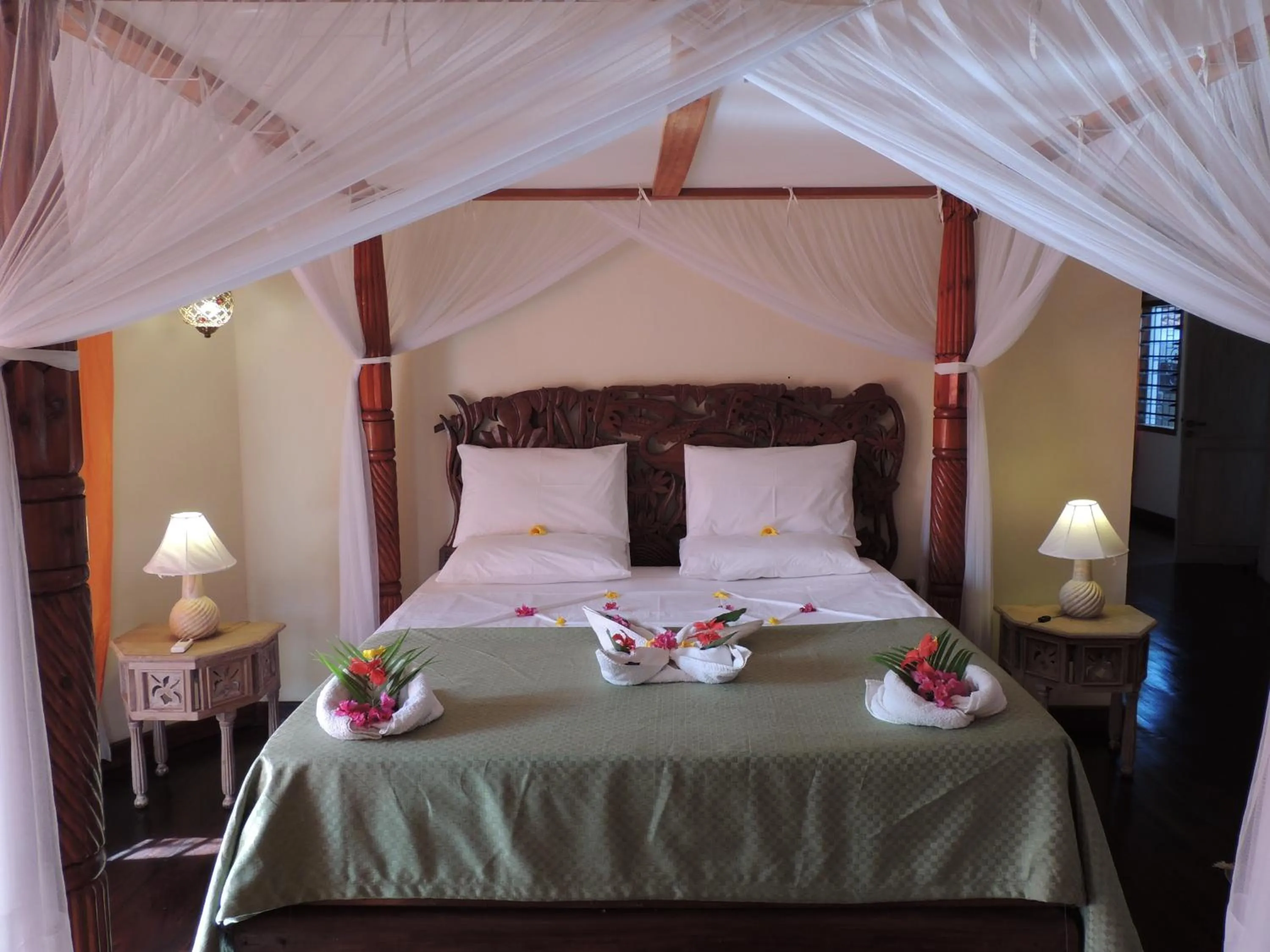Bed in Hotel Villa Malindi