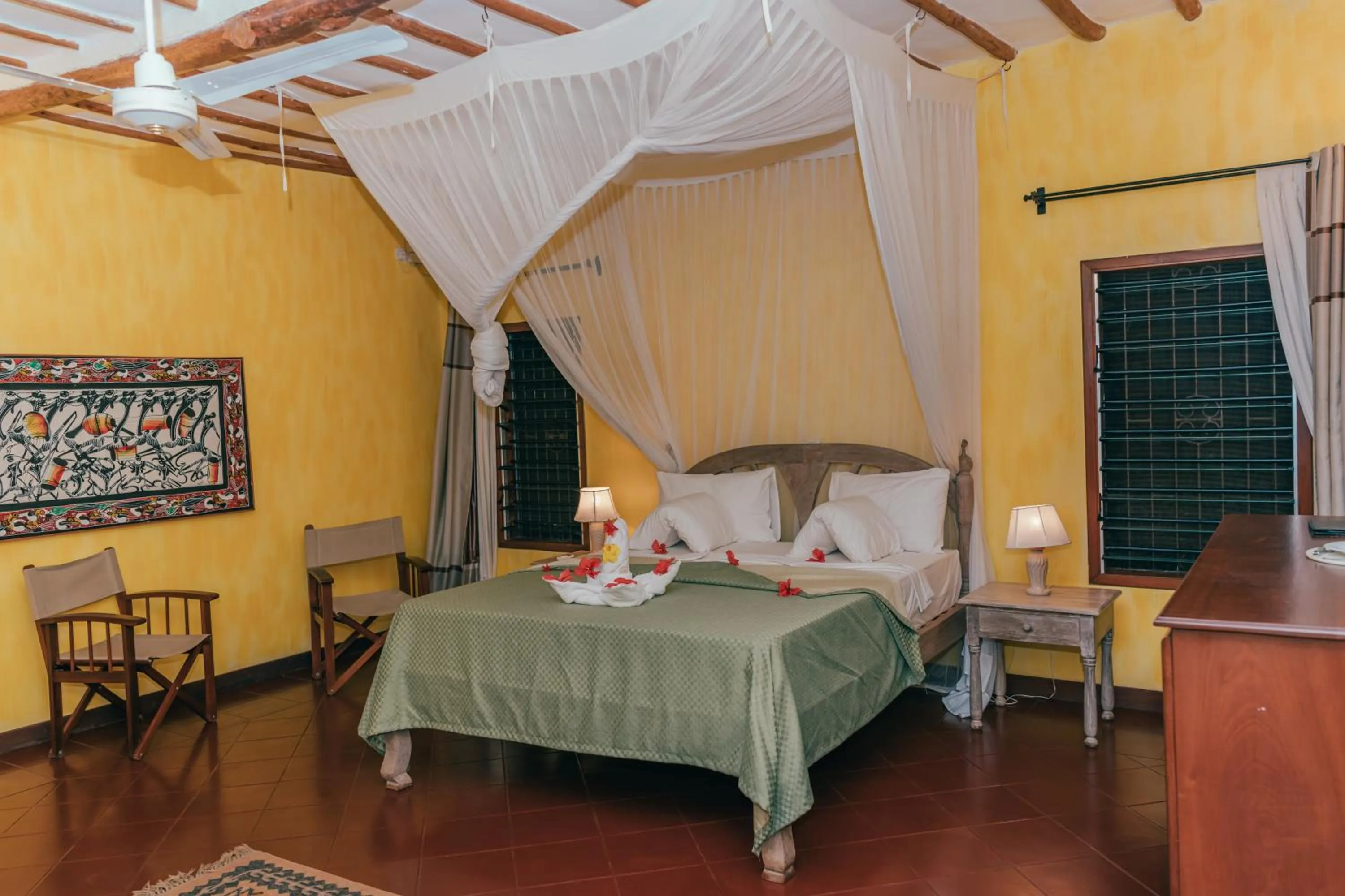 Bed in Hotel Villa Malindi